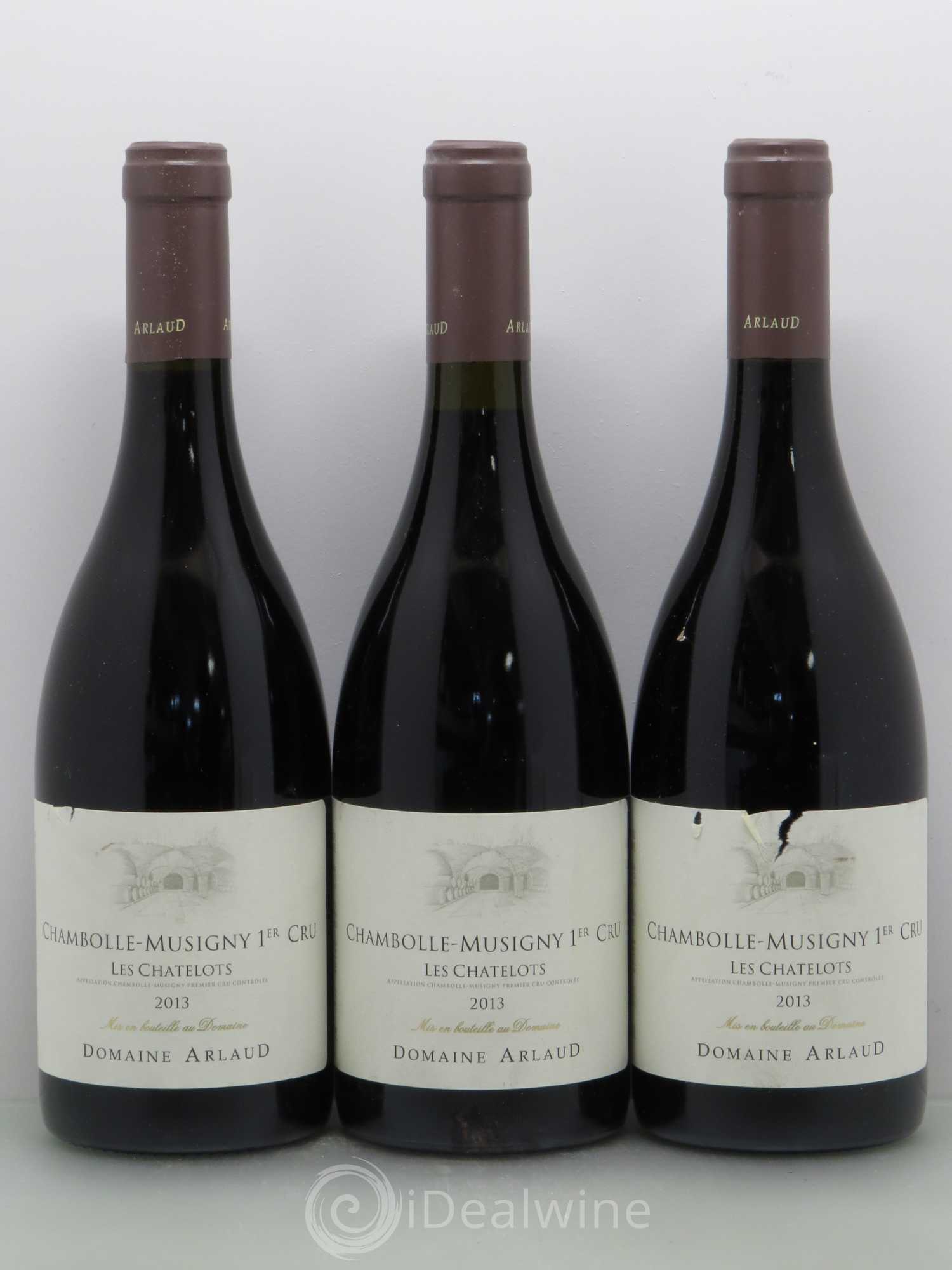 Chambolle-Musigny 1er Cru Les Chatelots - domaine Arlaud 2013 - Posten von 6 Flaschen - 1
