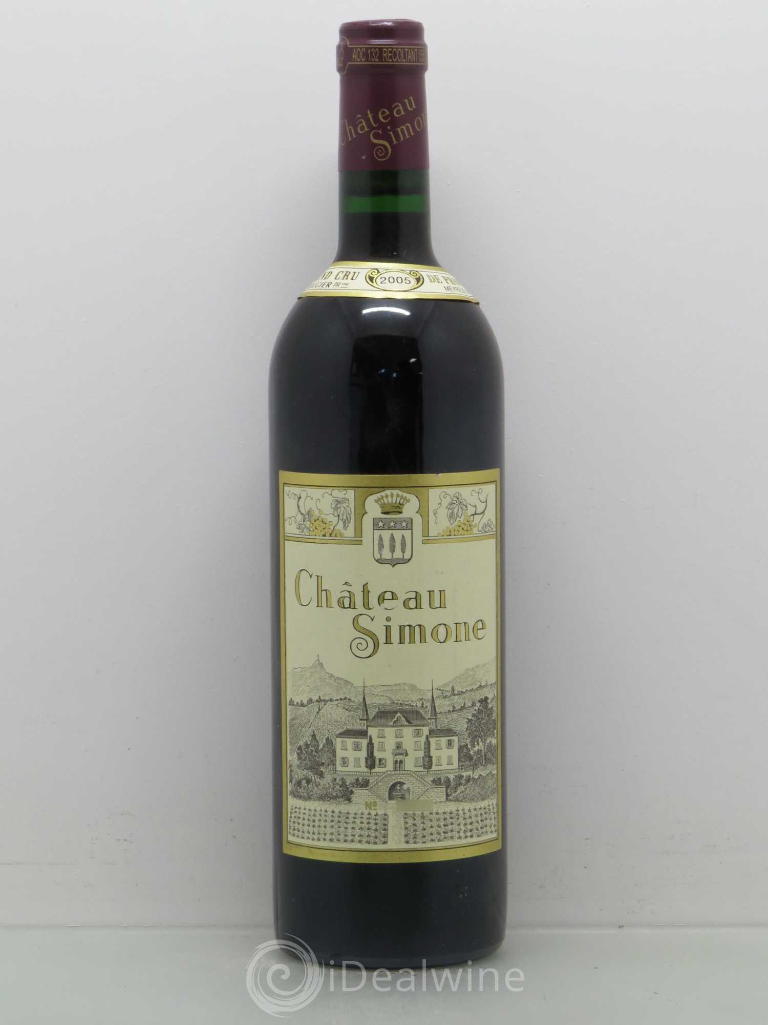 Palette Château Simone Famille Rougier 2005 - Posten von 1 Flasche - 0