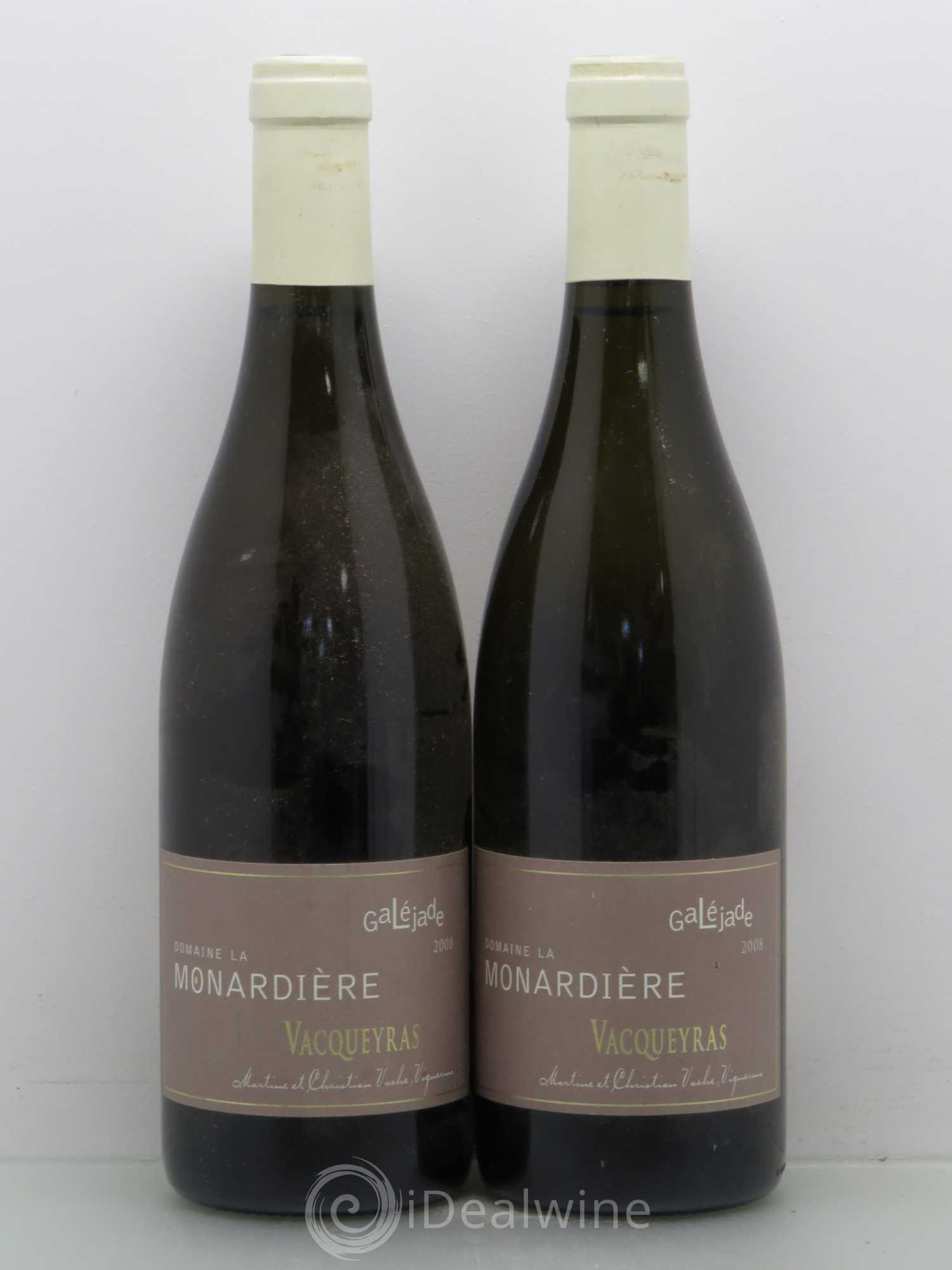 Vacqueyras La Galéjade La Monardière (Domaine) 2008 - Lot de 2 bouteilles - 0