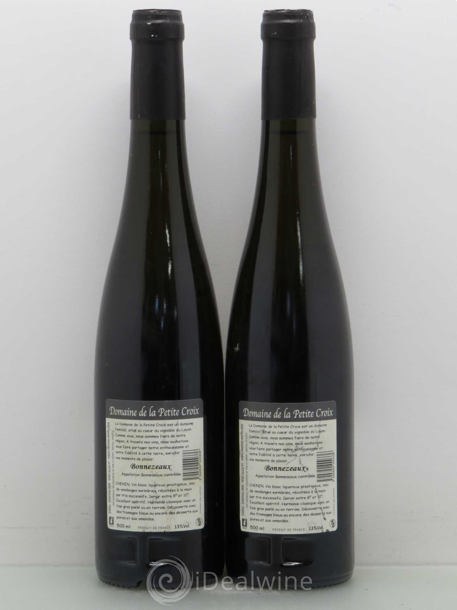 Bonnezeaux Cuvée prestige vieilles vignes - Domaine de la Petite Croix 2008 - Lotto di 2 bottiglie - 1