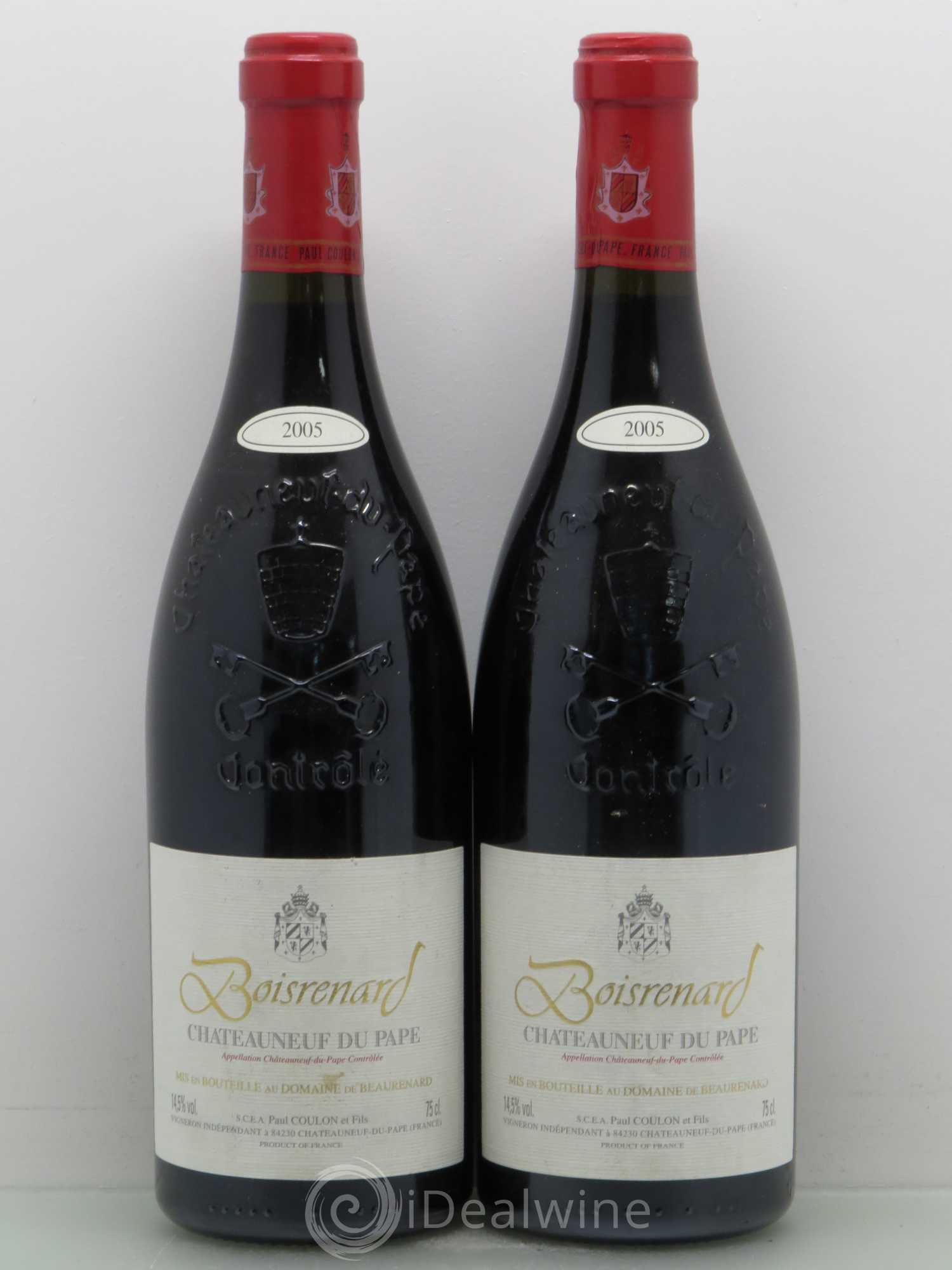 Châteauneuf-du-Pape Cuvée Boisrenard Beaurenard (Domaine de) 2005 - Lot de 2 bouteilles - 0