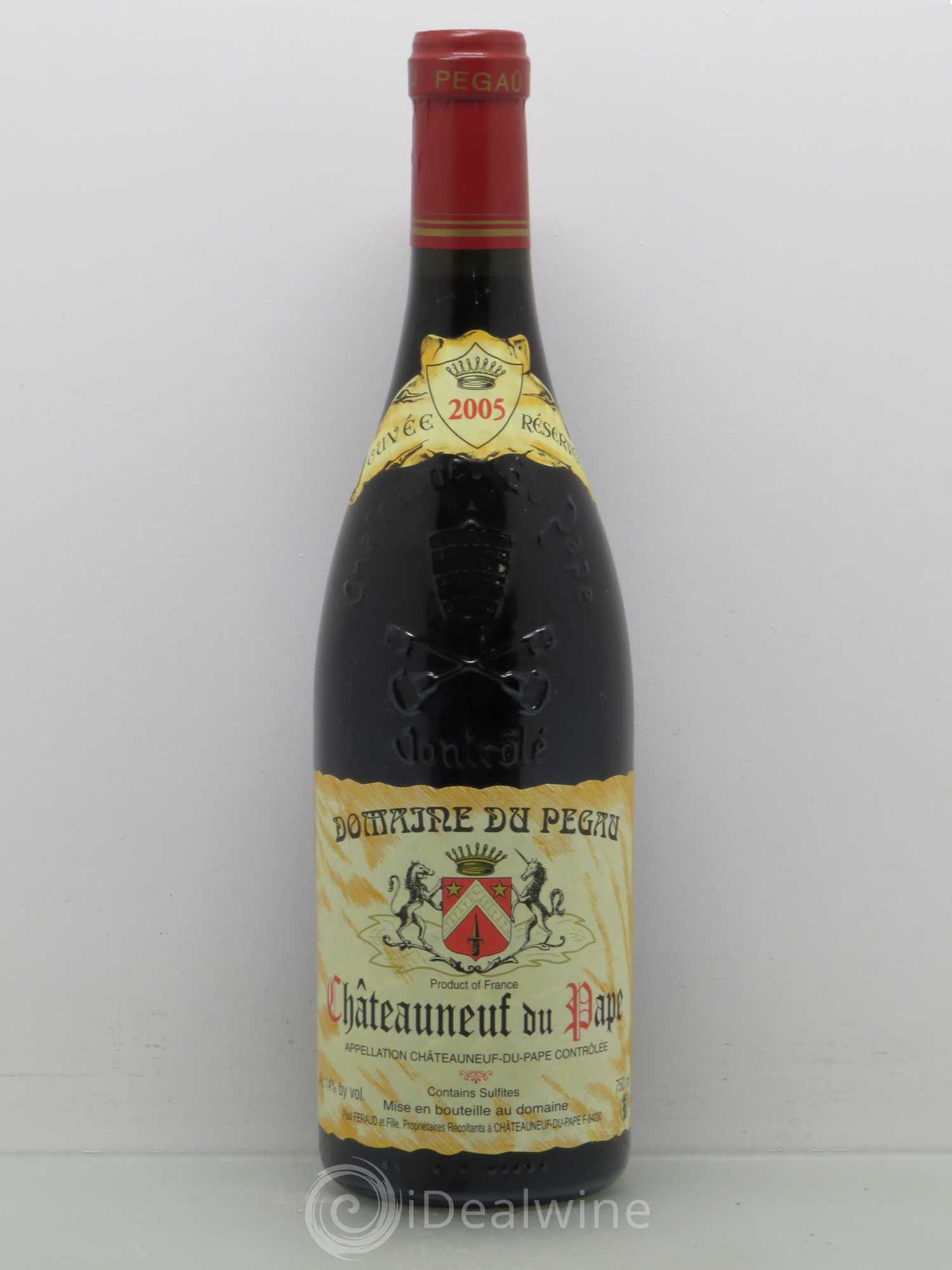 Châteauneuf-du-Pape Domaine du Pégau Cuvée Réservée Paul et Laurence Féraud 2005 - Lot de 1 bouteille - 0