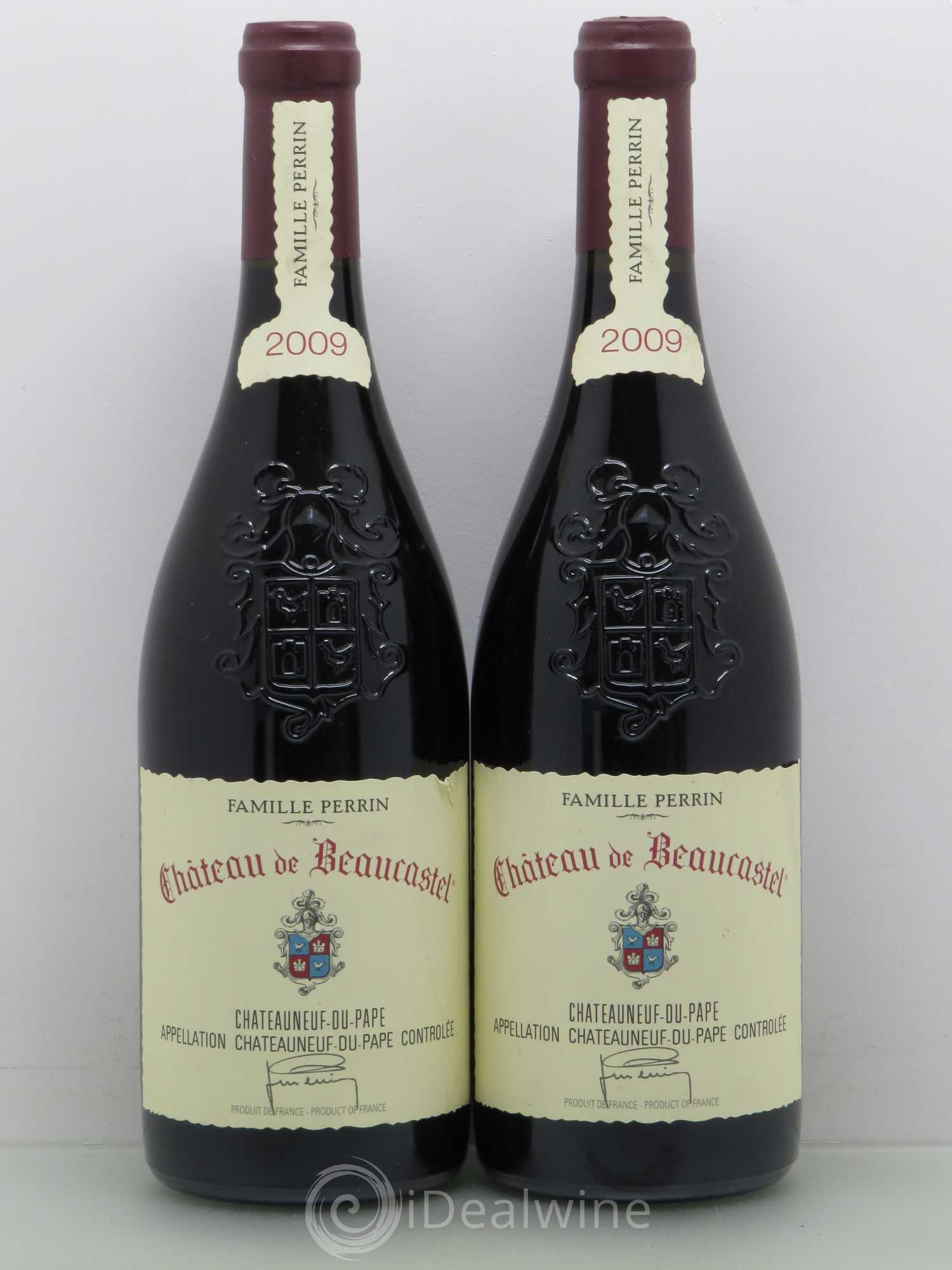 Châteauneuf-du-Pape Château de Beaucastel Famille Perrin 2009 - Lot de 2 bouteilles - 0