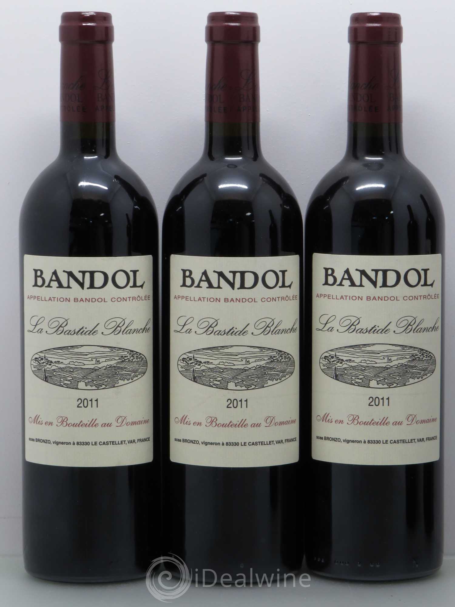 Bandol La Bastide Blanche Famille Bronzo 2011 - Lot de 5 bouteilles - 1