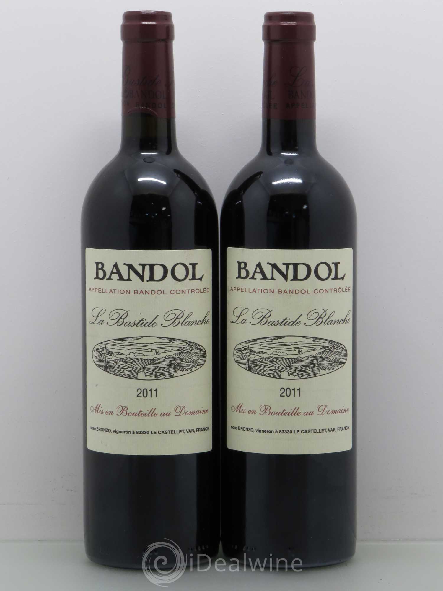 Bandol La Bastide Blanche Famille Bronzo 2011 - Lot de 5 bouteilles - 2