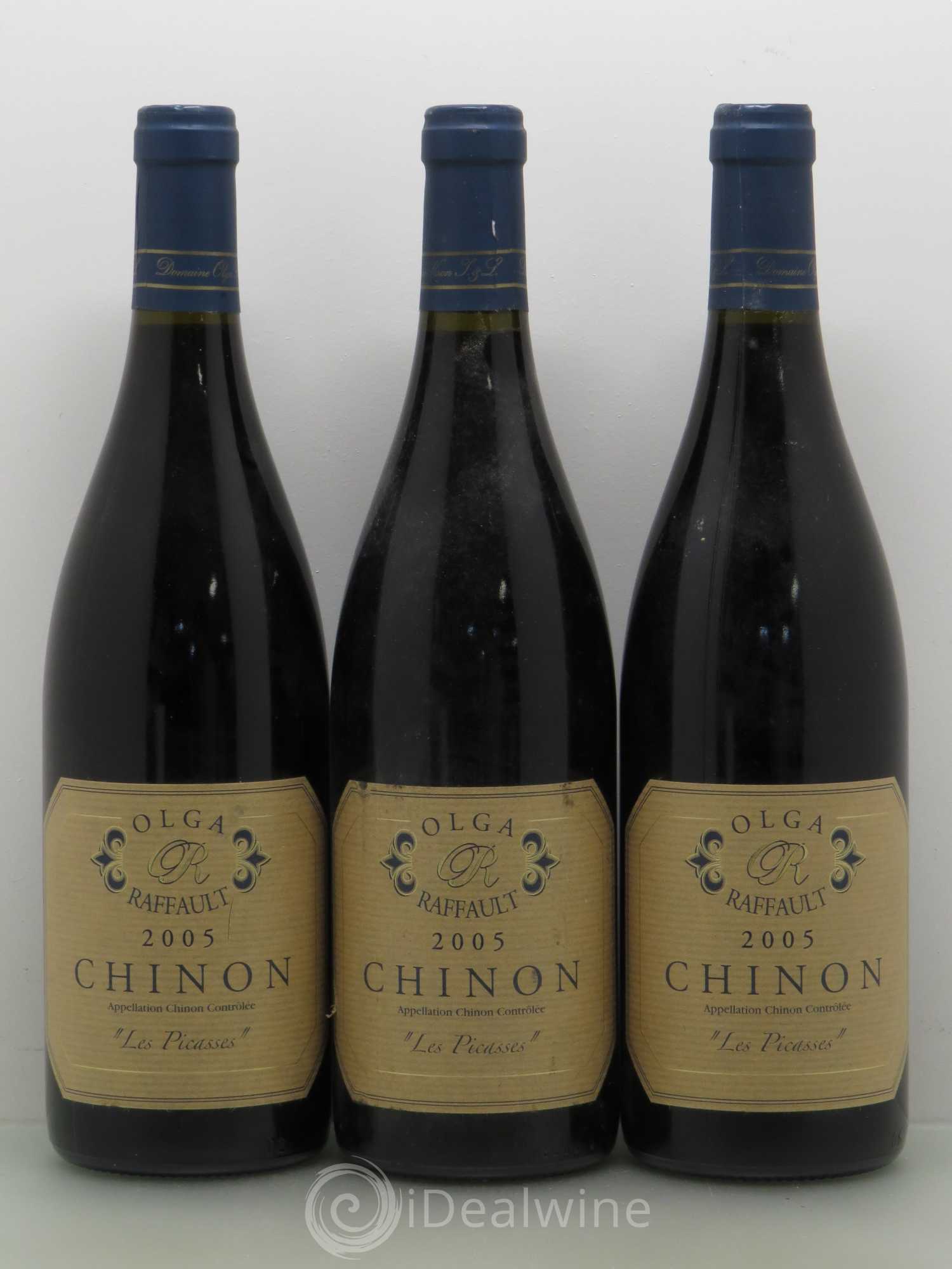 Chinon Les Picasses Olga Raffault 2005 - Lot de 3 bouteilles - 0