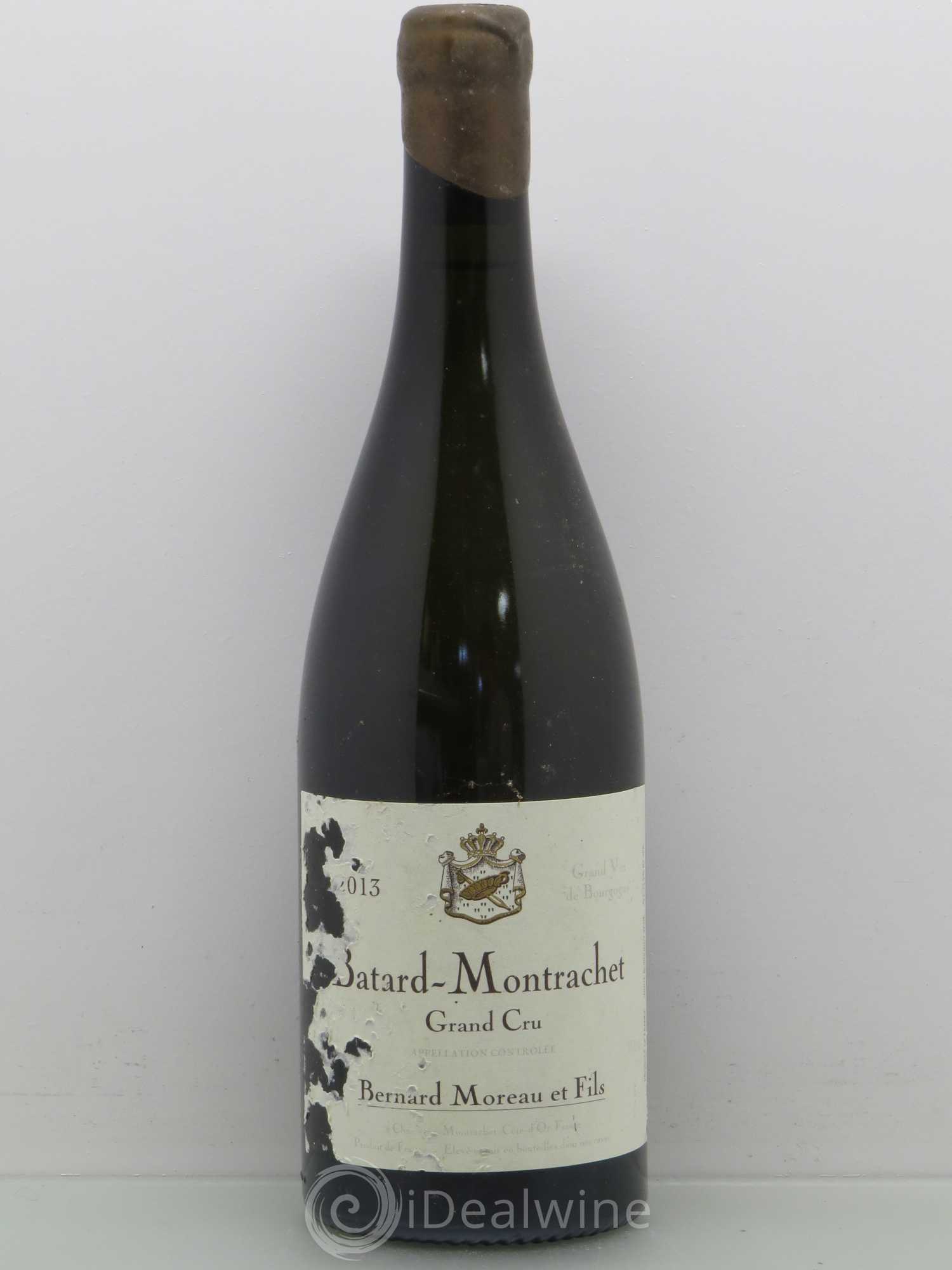 Bâtard-Montrachet Grand Cru B. Moreau 2013 - Posten von 1 Flasche - 0