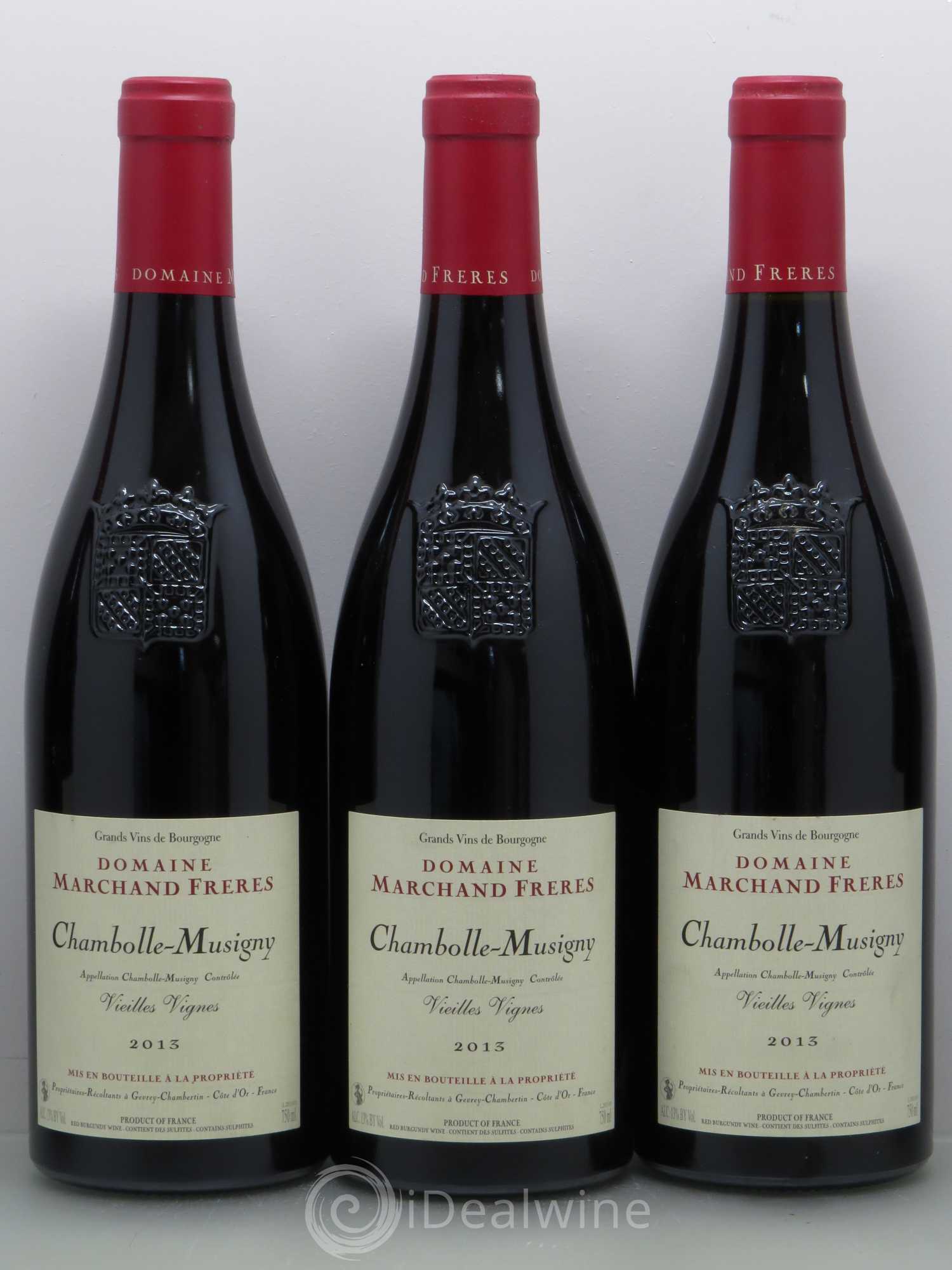 Chambolle-Musigny Vieilles Vignes - Marchand 2013 - Posten von 5 Flaschen - 1