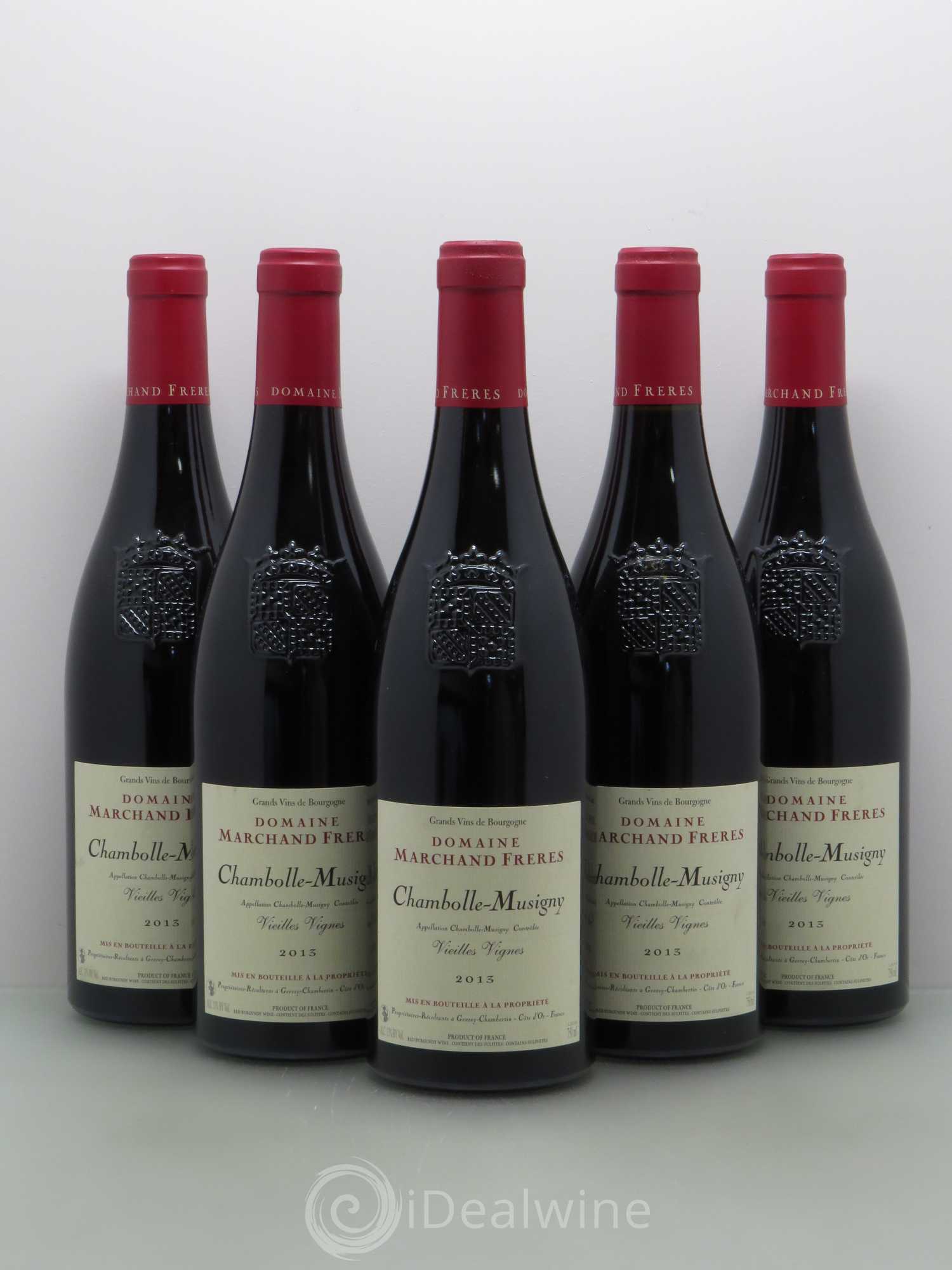 Chambolle-Musigny Vieilles Vignes - Marchand 2013 - Posten von 5 Flaschen - 0