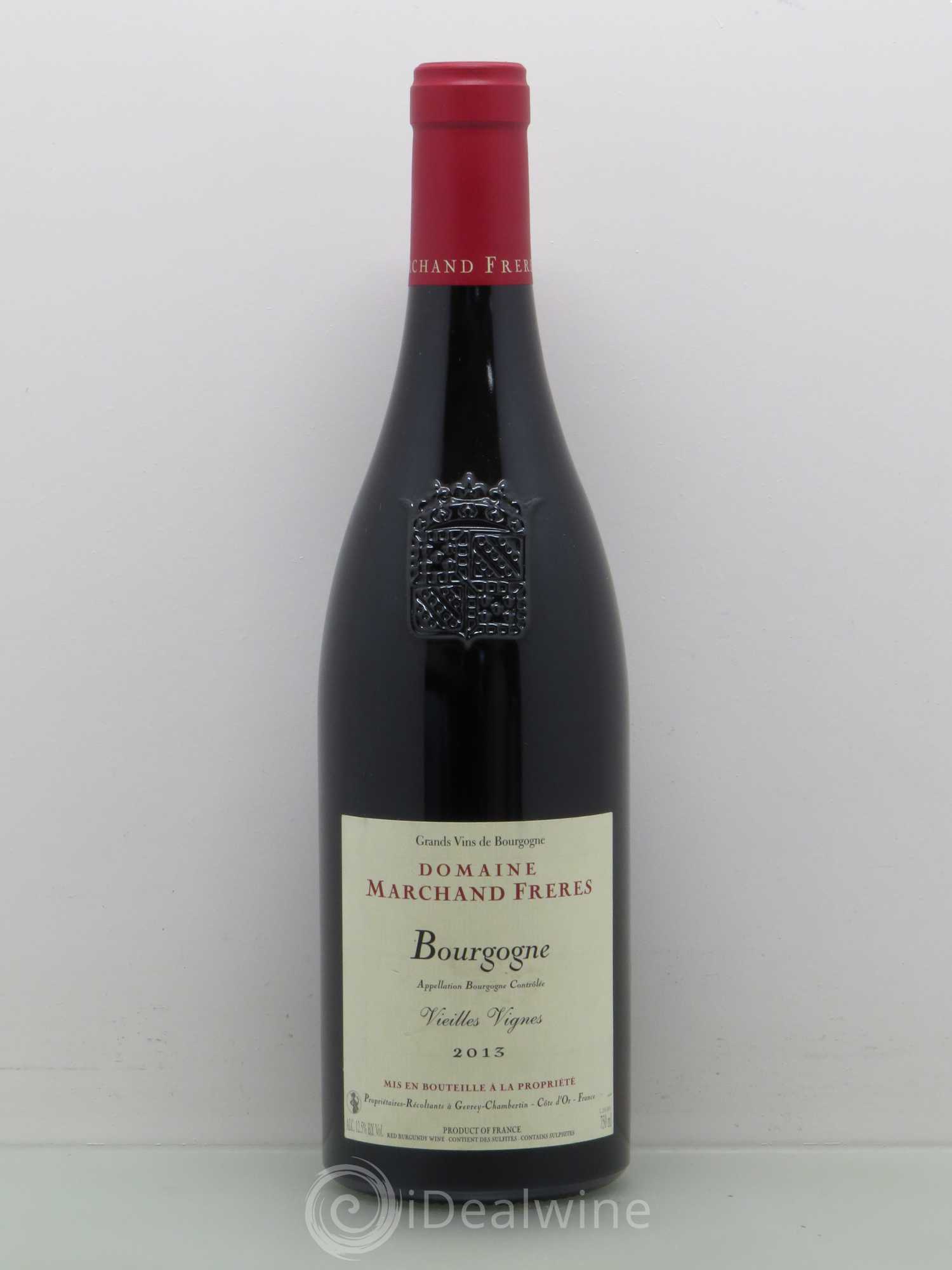 Bourgogne Vieilles Vignes - Marchand (sans prix de réserve) 2013 - Posten von 1 Flasche - 0