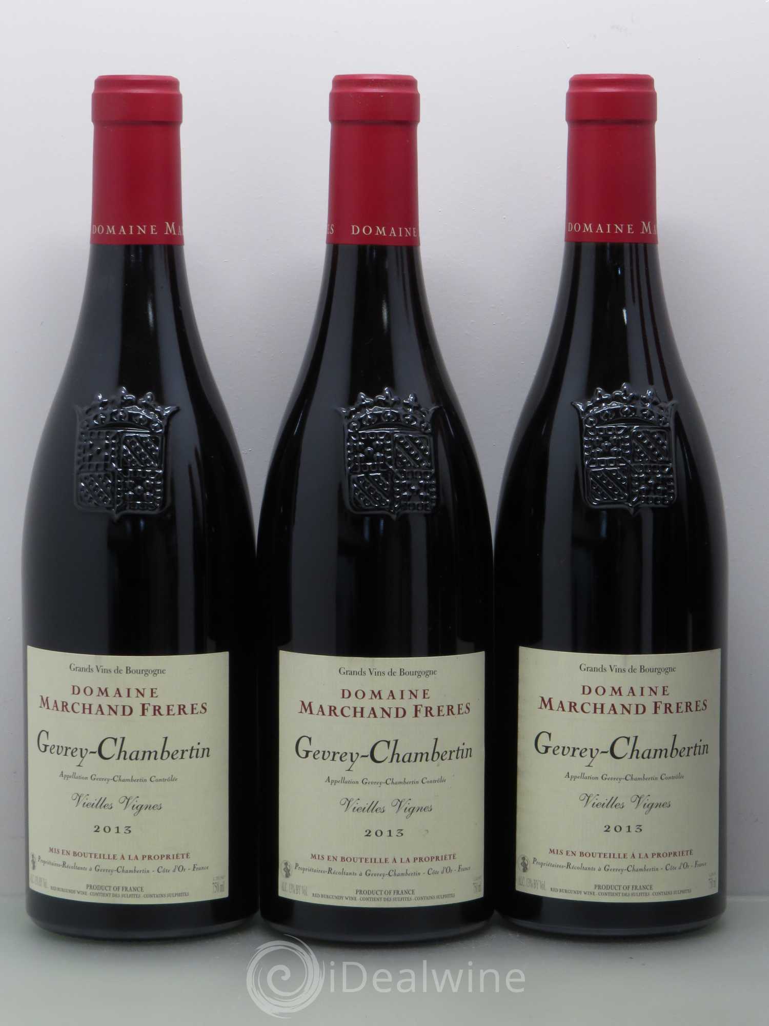 Gevrey-Chambertin Vieilles Vignes - Marchand (sans prix de réserve) 2013 - Posten von 6 Flaschen - 1