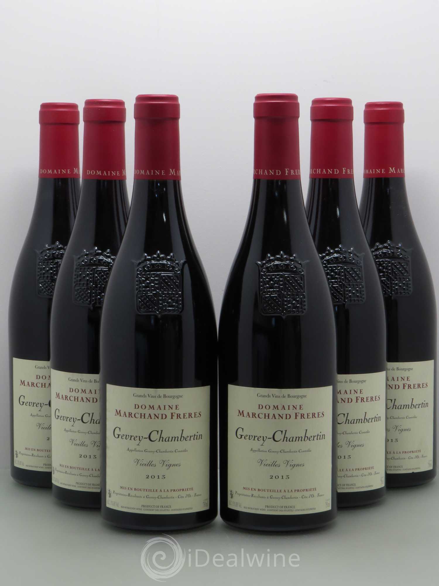 Gevrey-Chambertin Vieilles Vignes - Marchand (sans prix de réserve) 2013 - Posten von 6 Flaschen - 0