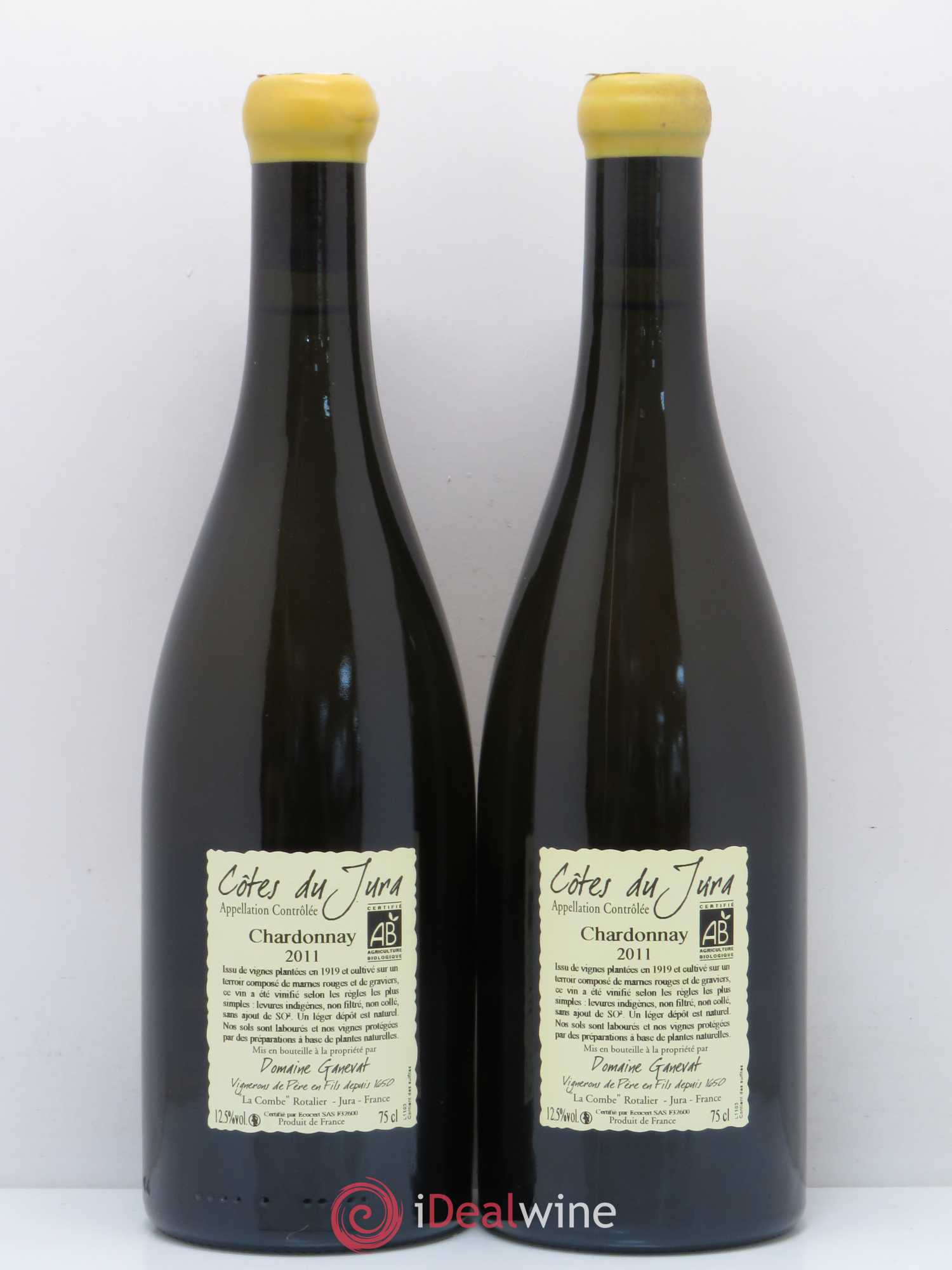 Côtes du Jura Les Grands Teppes Vieilles Vignes Jean-François Ganevat (Domaine) 2011 - Lot de 2 bouteilles - 1
