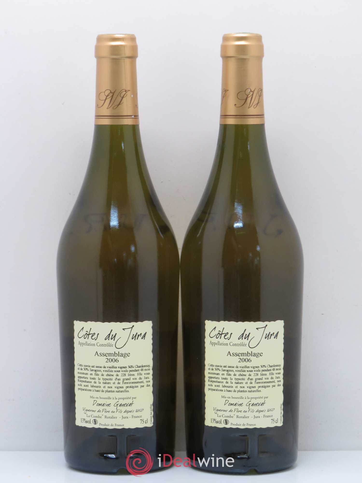 Côtes du Jura Cuvée de Garde Jean-François Ganevat (Domaine) 2006 - Lot de 2 bouteilles - 1