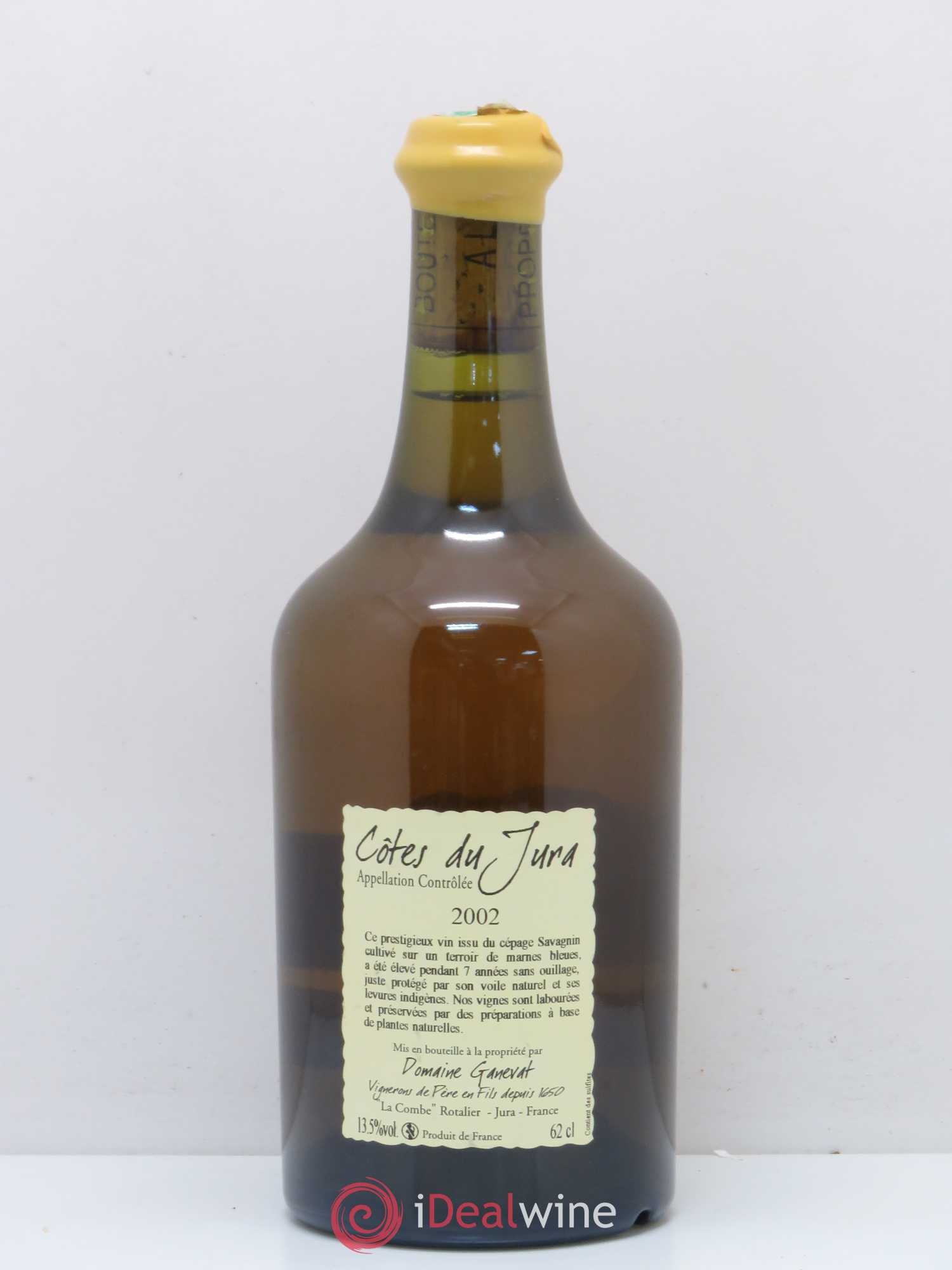 Côtes du Jura Vin Jaune Jean-François Ganevat (Domaine) 2002 - Lot de 1 bouteille - 1