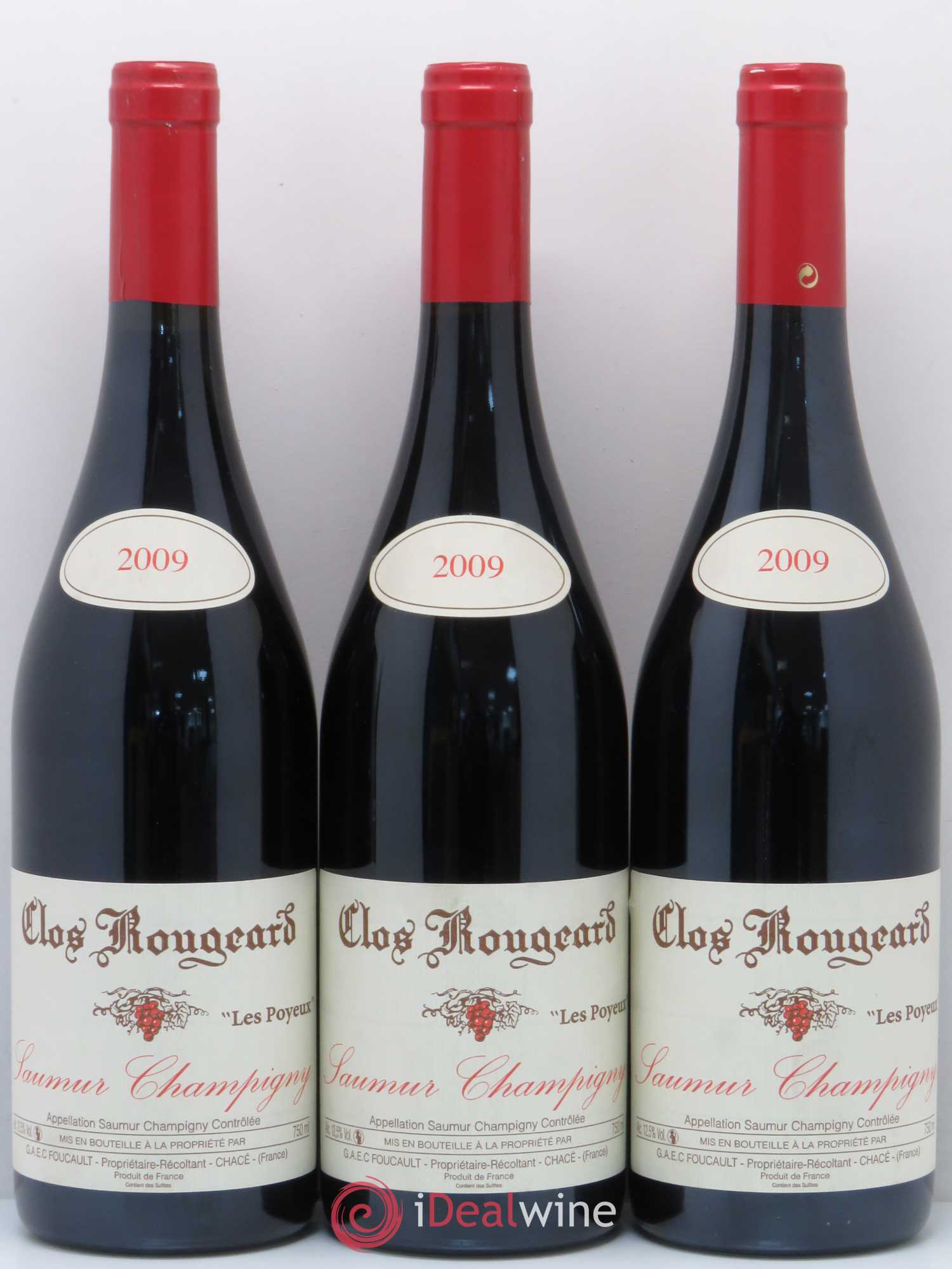 Saumur-Champigny Les Poyeux Clos Rougeard 2009 - Lot de 3 bouteilles - 0