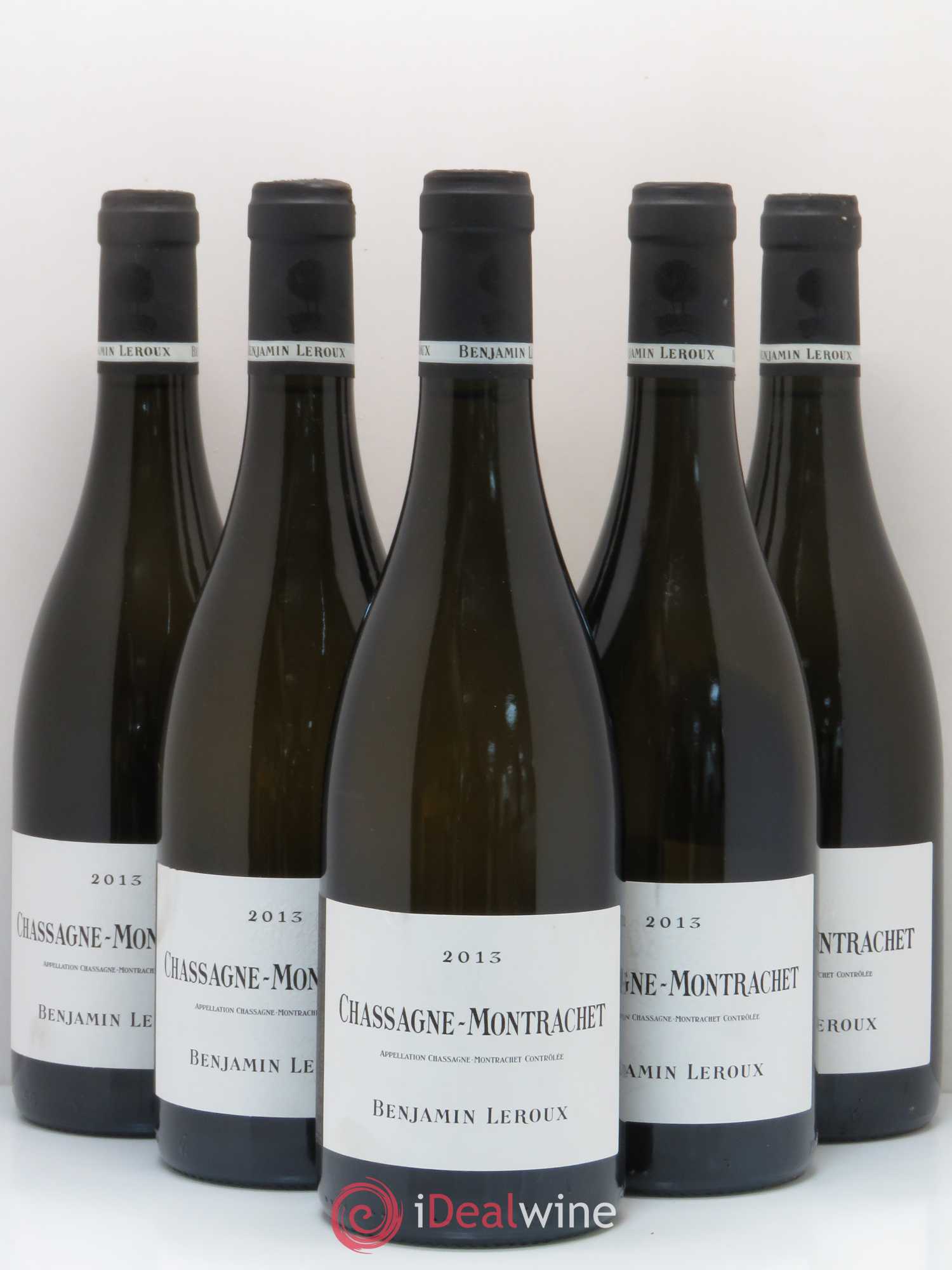 Chassagne-Montrachet Domaine Benjamin Leroux 2013 - Lot de 5 bouteilles - 0