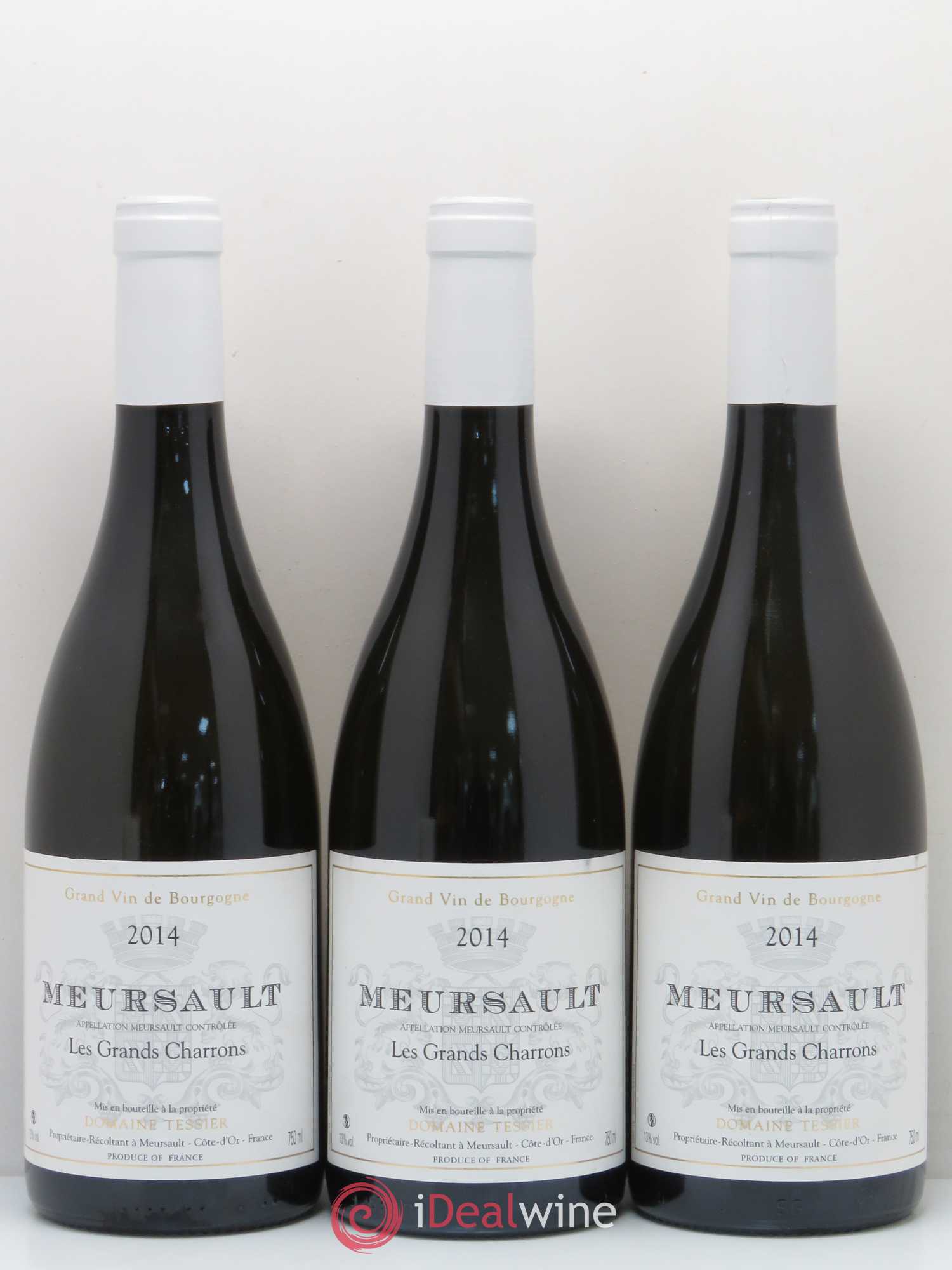 Meursault Les Grands Charrons Domaine Tessier 2014 - Posten von 3 Flaschen - 0
