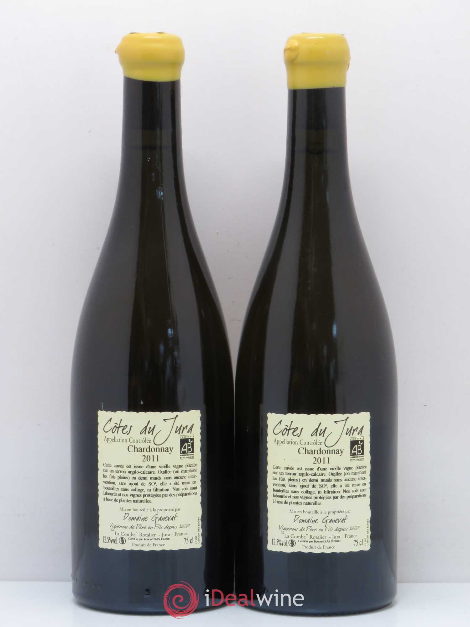 Côtes du Jura Les Chamois du Paradis Jean-François Ganevat (Domaine) 2011 - Lot de 2 bouteilles - 1