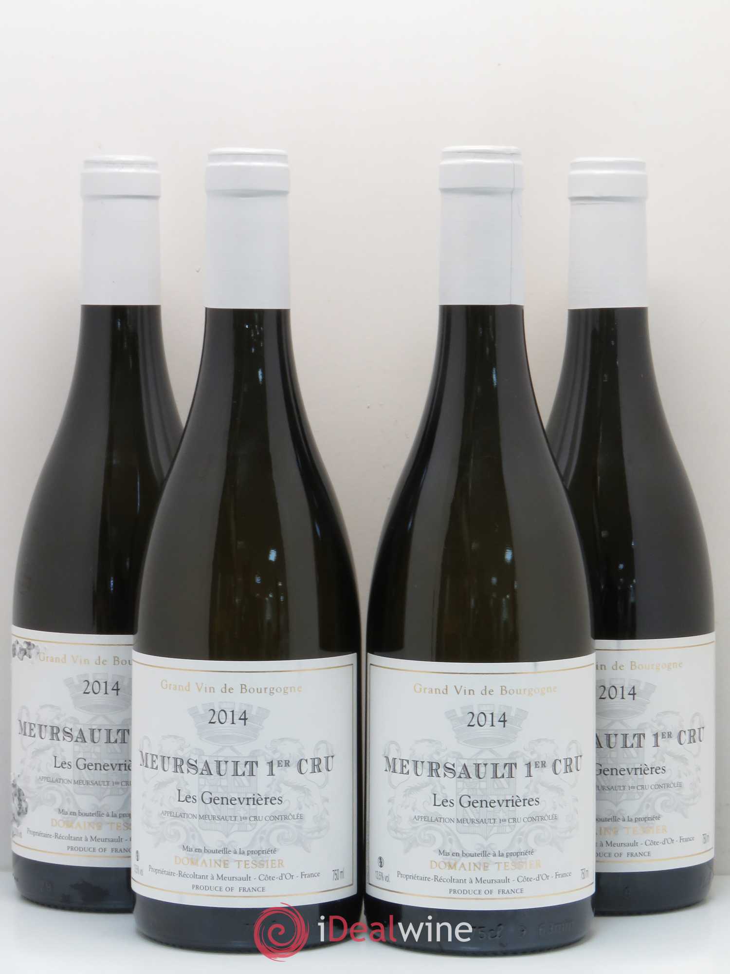 Meursault 1er Cru Les Genevrieres Domaine Tessier 2014 - Posten von 4 Flaschen - 0