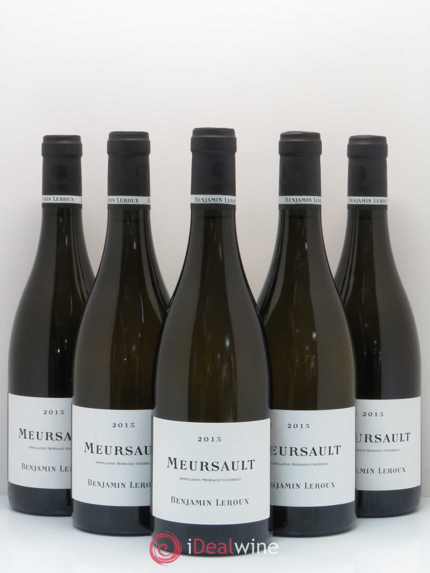 Meursault Domaine Benjamin Leroux 2013 - Lot de 5 bouteilles - 0
