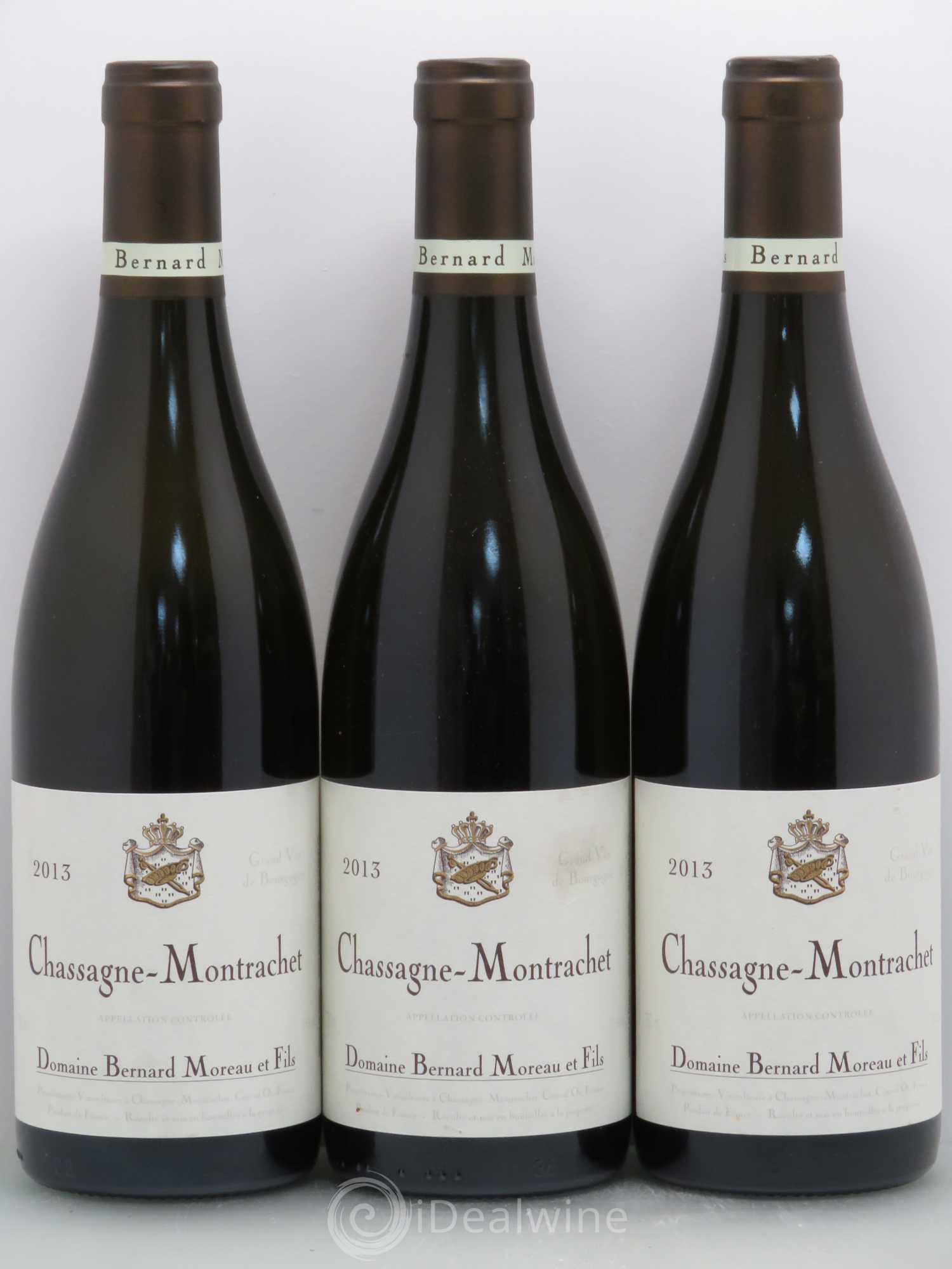Chassagne-Montrachet Domaine Bernard Moreau 2013 - Lot de 6 bouteilles - 1