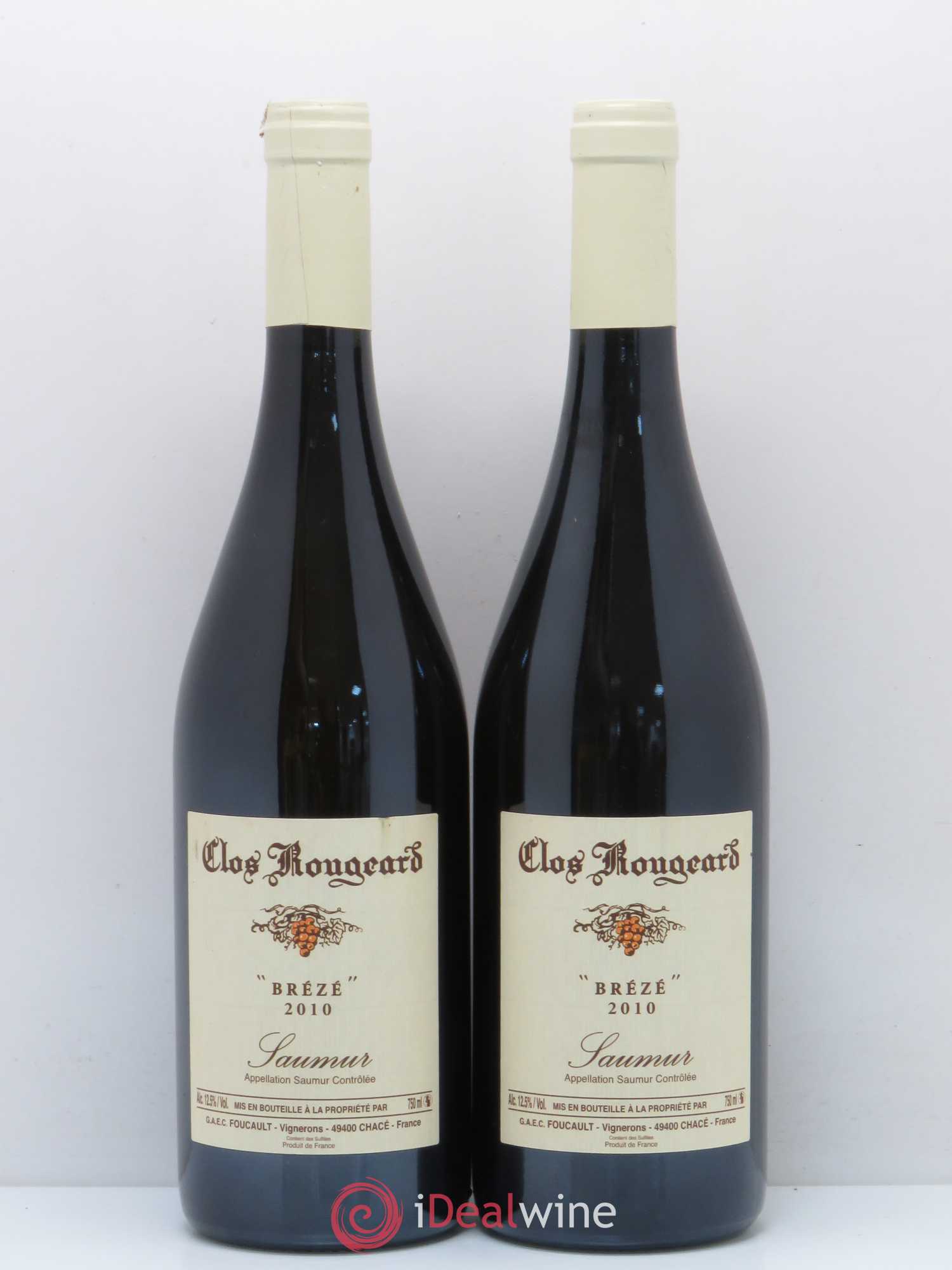 Saumur Brézé Clos Rougeard 2010 - Posten von 2 Flaschen - 0