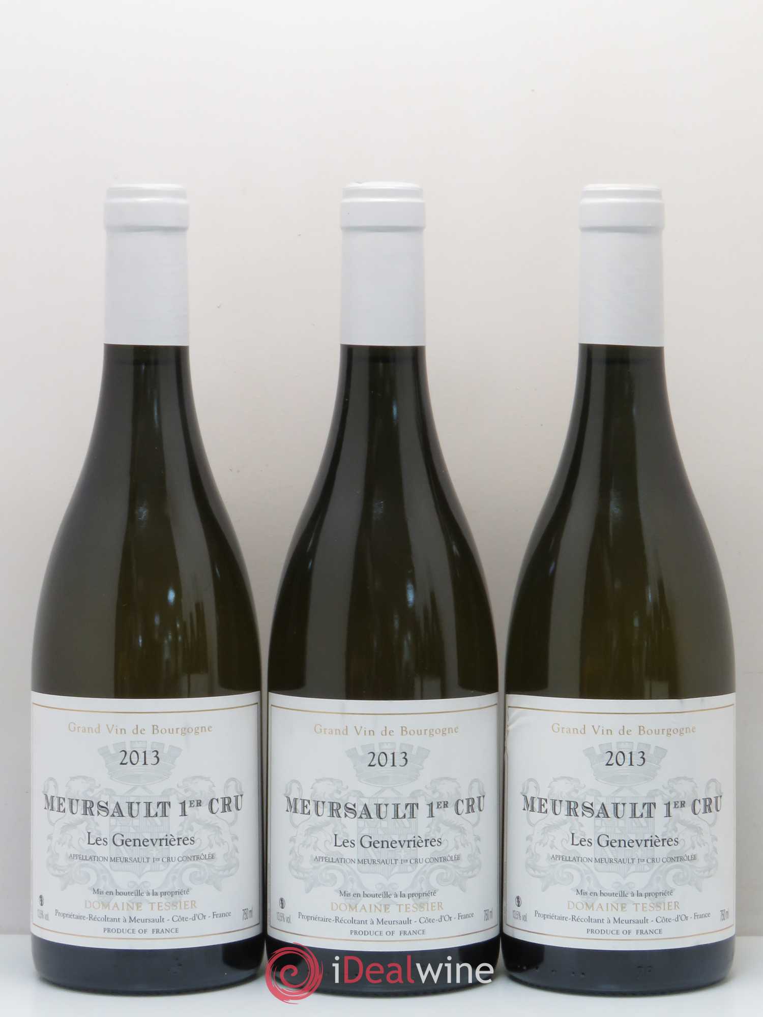 Meursault 1er Cru Les Genevrieres Domaine Tessier 2013 - Posten von 6 Flaschen - 2