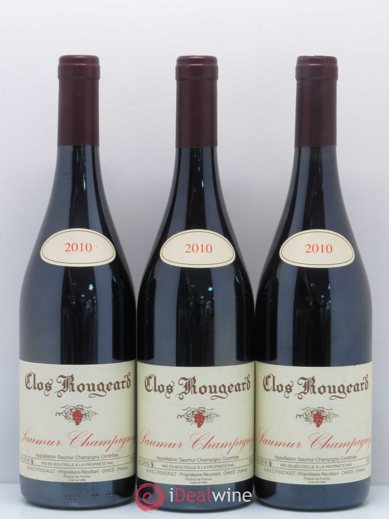 Saumur-Champigny Clos Rougeard 2010 - Lot de 3 bouteilles - 0