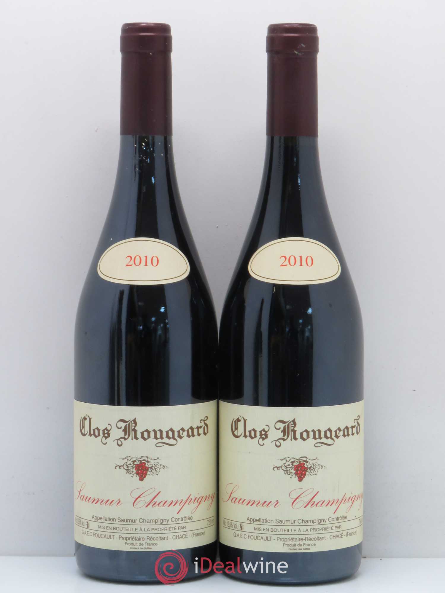 Saumur-Champigny Clos Rougeard 2010 - Lot de 2 bouteilles - 0