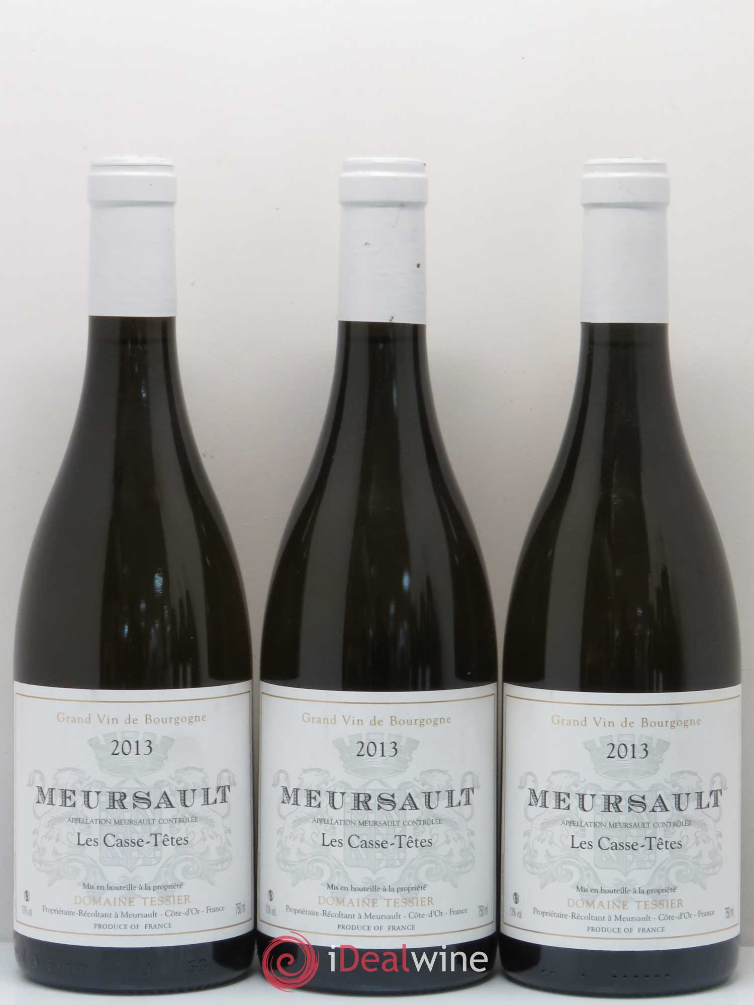 Meursault Les Casse-Têtes Domaine Tessier 2013 - Posten von 6 Flaschen - 1