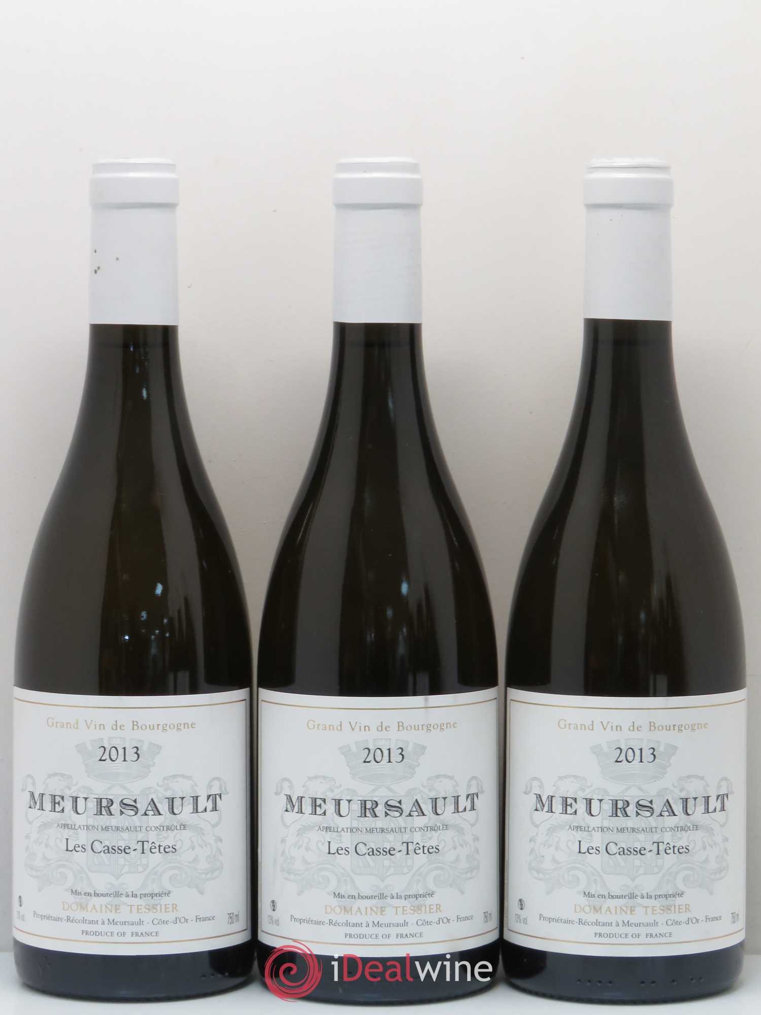 Meursault Les Casse-Têtes Domaine Tessier 2013 - Posten von 6 Flaschen - 2