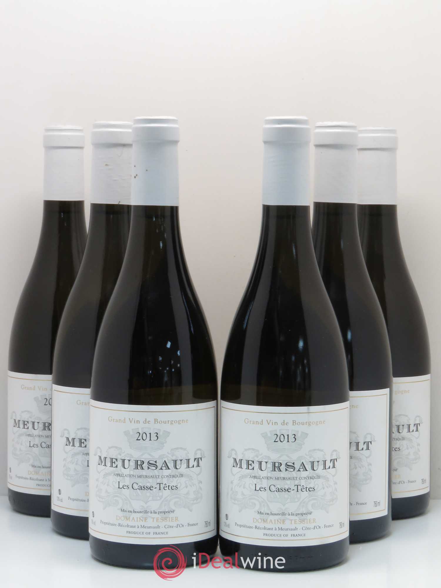 Meursault Les Casse-Têtes Domaine Tessier 2013 - Posten von 6 Flaschen - 0