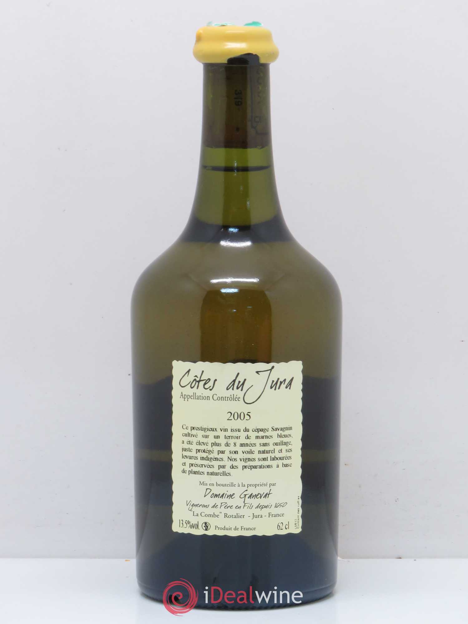 Côtes du Jura Vin Jaune Jean-François Ganevat (Domaine) 2005 - Lot de 1 bouteille - 1