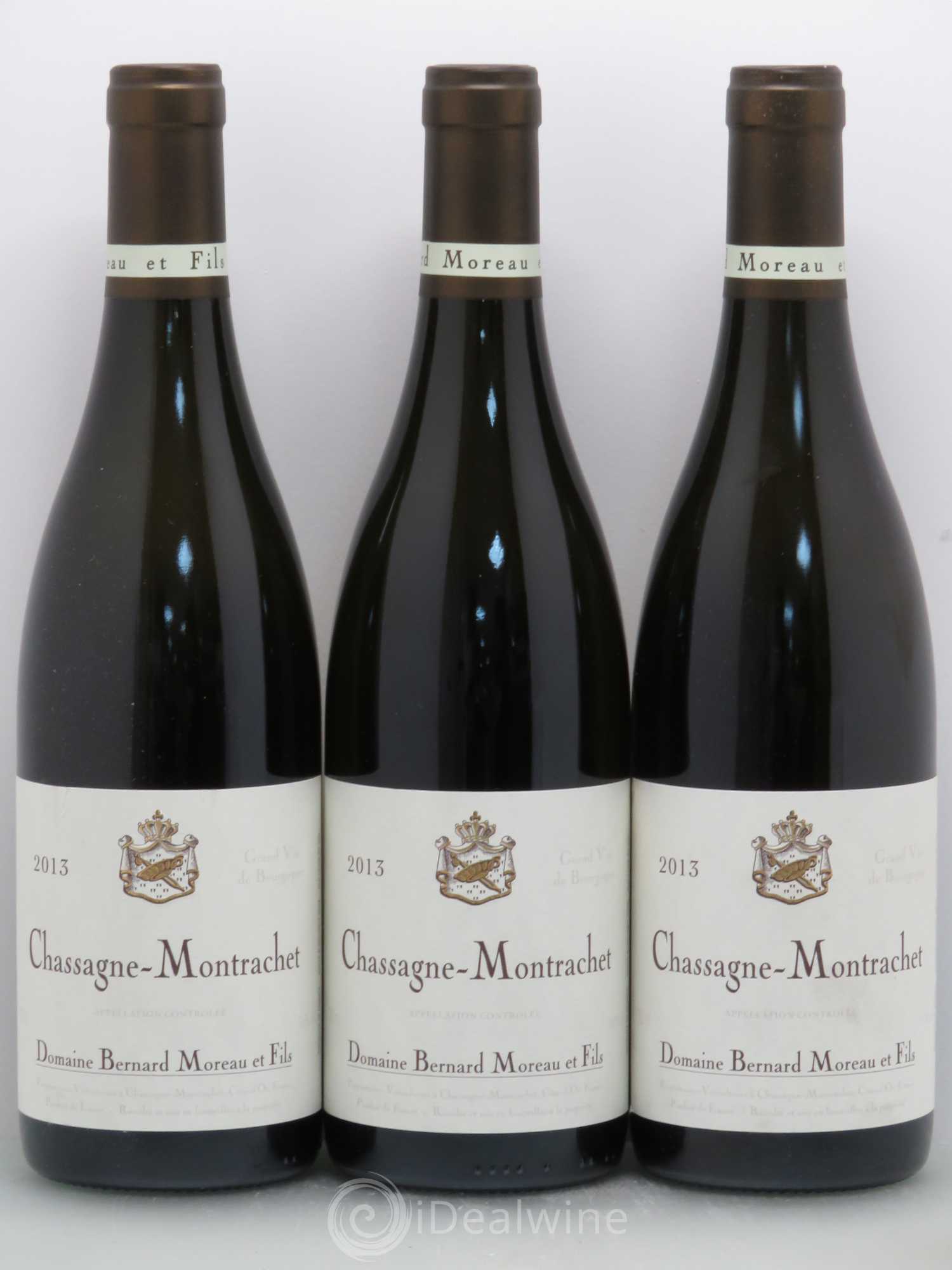 Chassagne-Montrachet Domaine Bernard Moreau 2013 - Lot de 3 bouteilles - 0