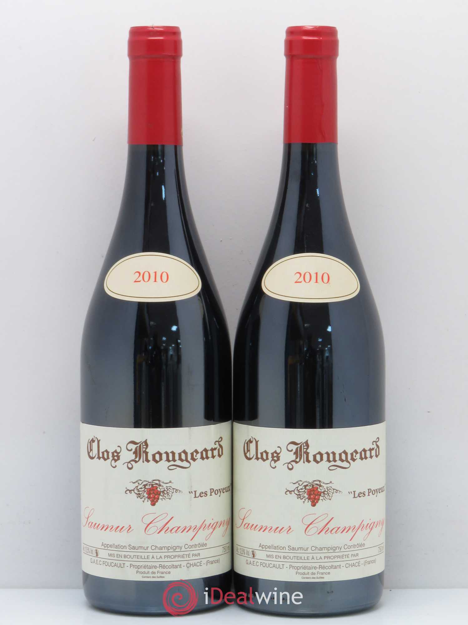 Saumur-Champigny Les Poyeux Clos Rougeard 2010 - Lot de 2 bouteilles - 0