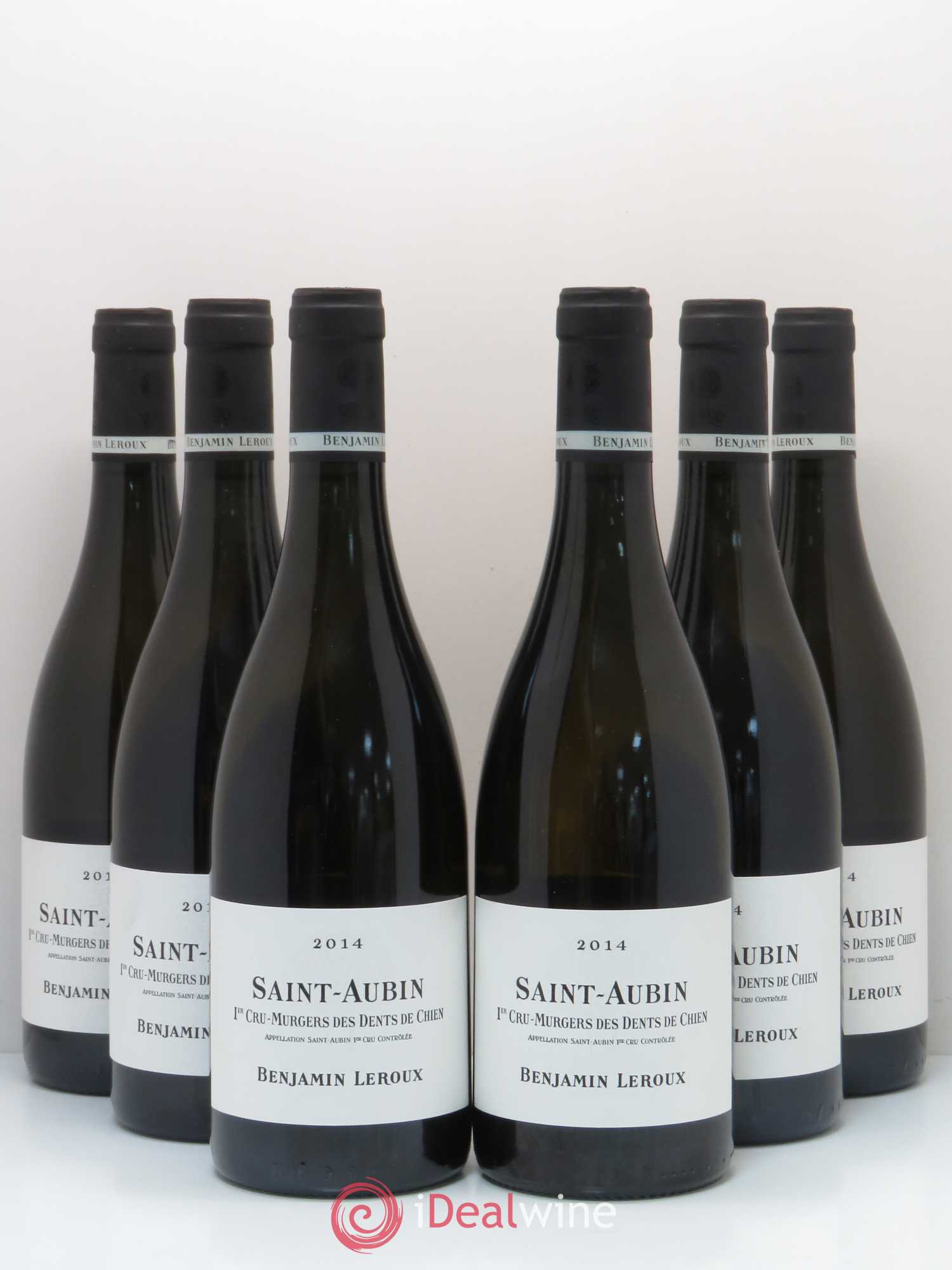 Saint-Aubin 1er Cru Murgers des Dents de Chien Domaine Benjamin Leroux 2014 - Lotto di 6 bottiglie - 0