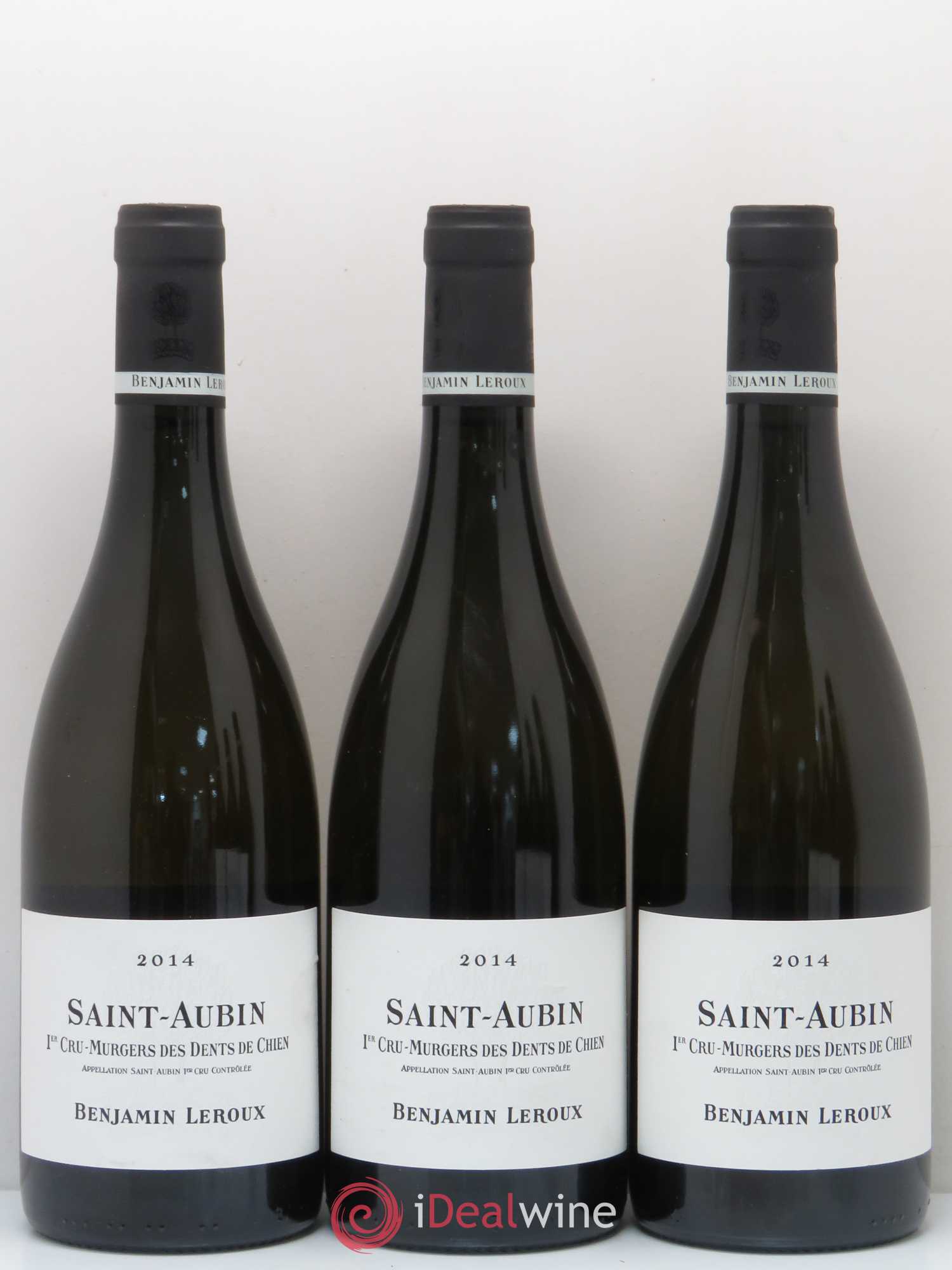 Saint-Aubin 1er Cru Murgers des Dents de Chien Domaine Benjamin Leroux 2014 - Posten von 6 Flaschen - 2