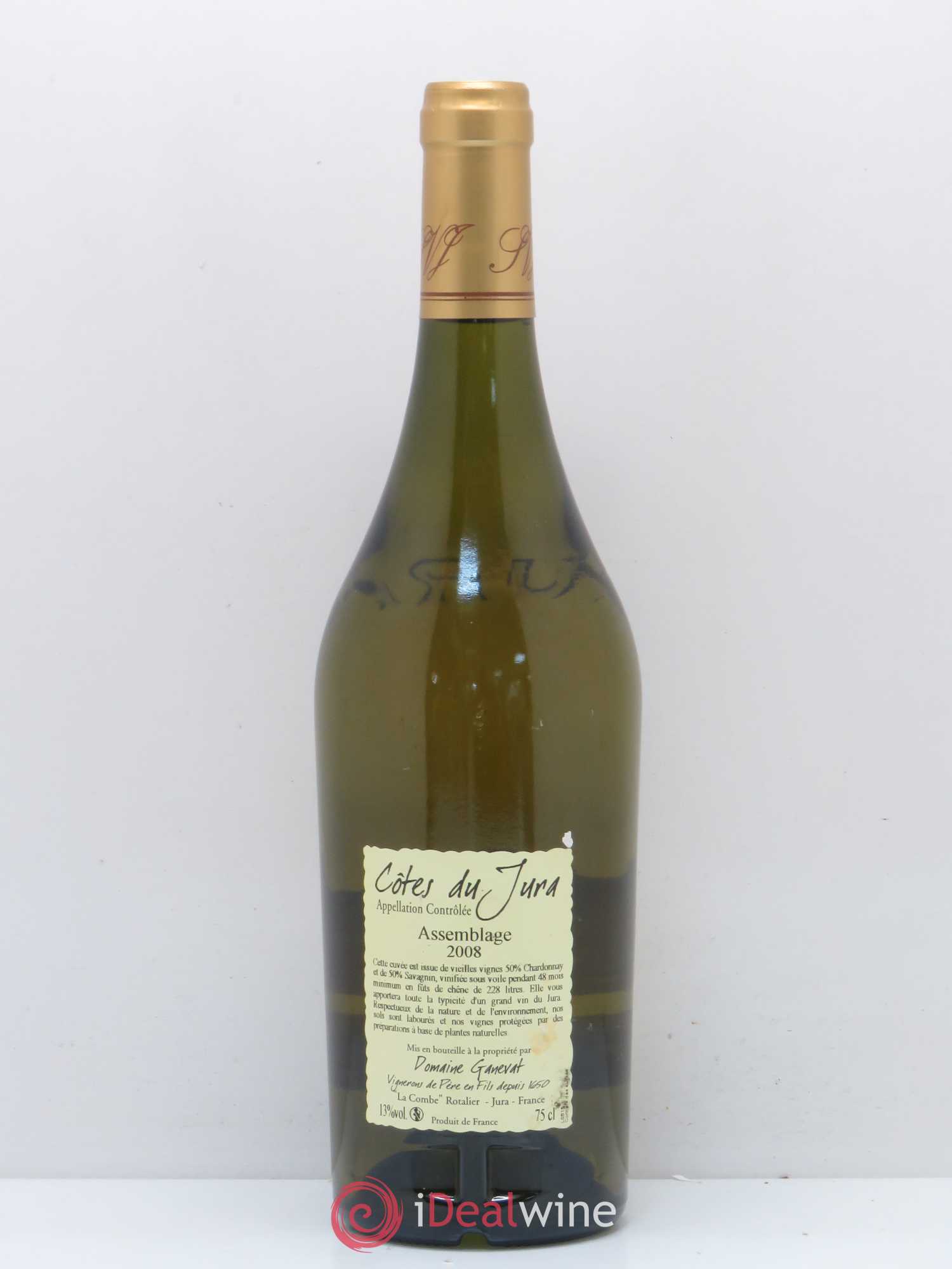 Côtes du Jura Cuvée de Garde Jean-François Ganevat (Domaine) 2008 - Lot de 1 bouteille - 1