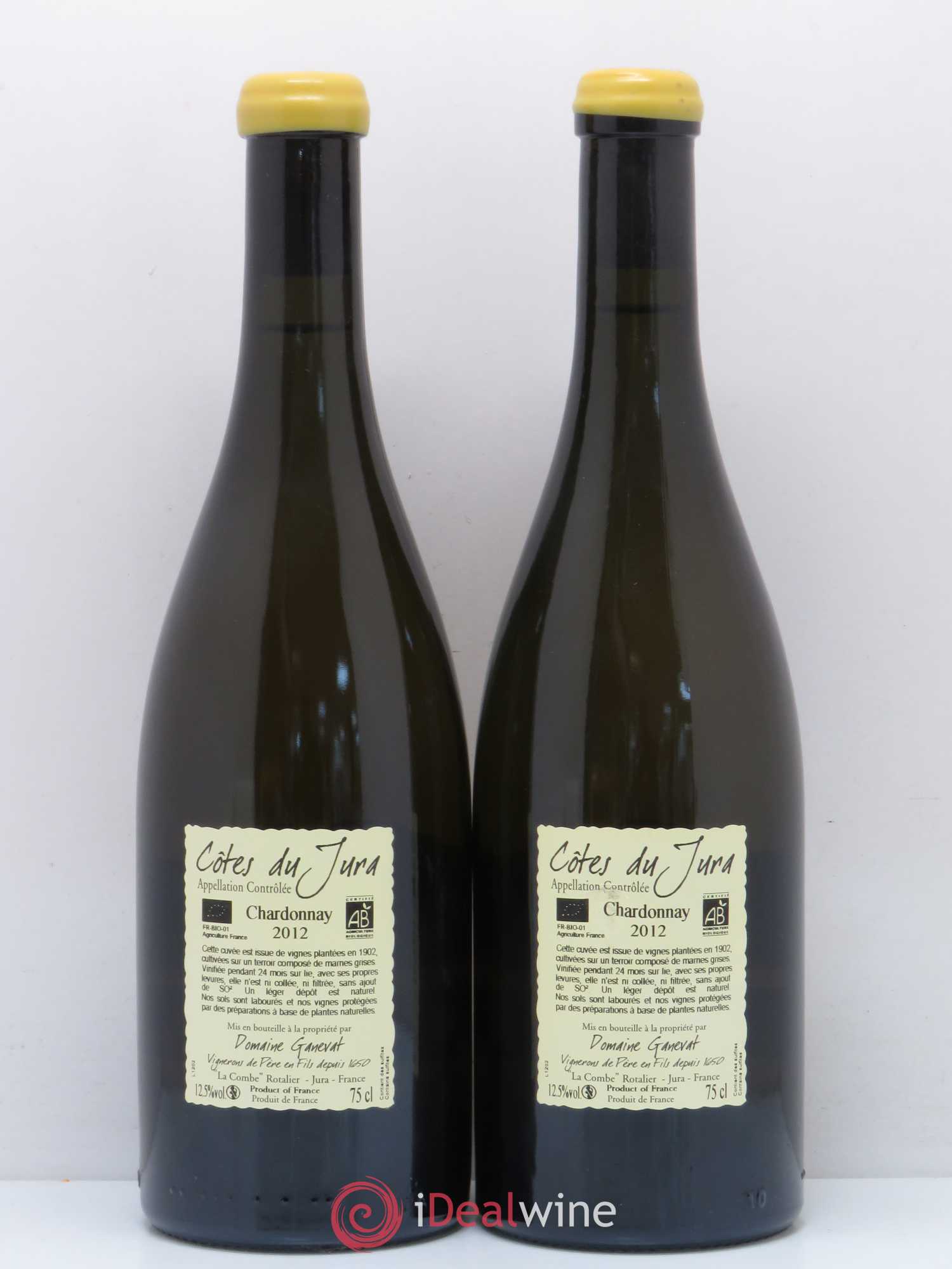 Côtes du Jura Les Chalasses Vieilles Vignes Jean-François Ganevat (Domaine) 2012 - Lot de 2 bouteilles - 1