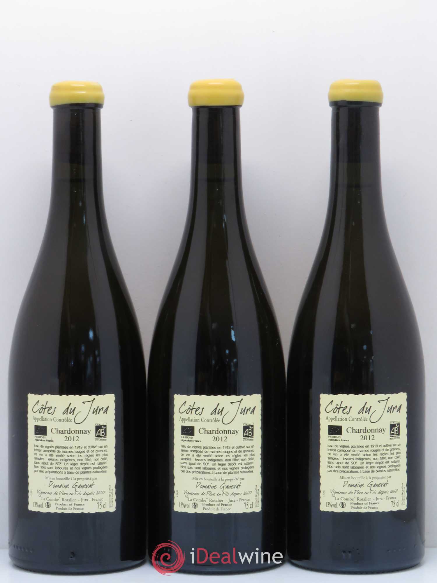 Côtes du Jura Les Grands Teppes Vieilles Vignes Jean-François Ganevat (Domaine) 2012 - Posten von 3 Flaschen - 1