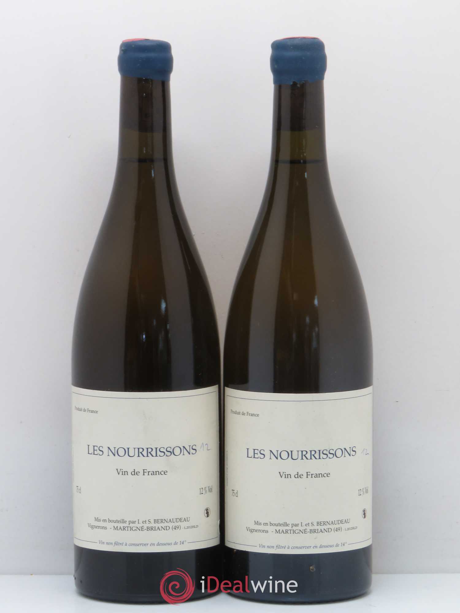 Vin de France Les Nourrissons Stéphane Bernaudeau 2012 - Lot de 2 bouteilles - 0