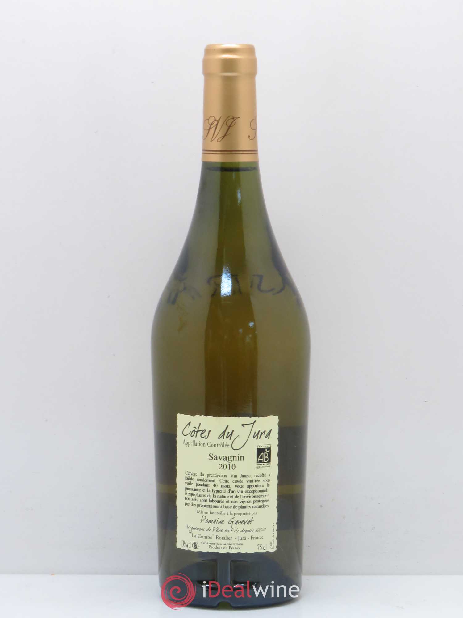 Côtes du Jura Cuvée Prestige Jean-François Ganevat (Domaine) 2010 - Lot de 1 bouteille - 1