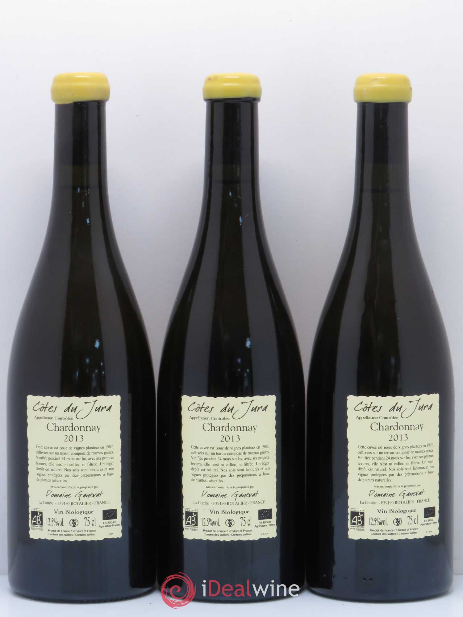 Côtes du Jura Les Chalasses Vieilles Vignes Jean-François Ganevat (Domaine) 2013 - Lot de 3 bouteilles - 1