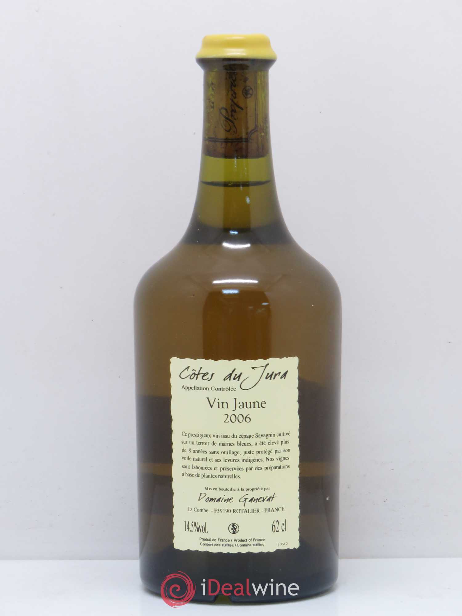 Côtes du Jura Vin Jaune Jean-François Ganevat (Domaine) 2006 - Lot de 1 bouteille - 1