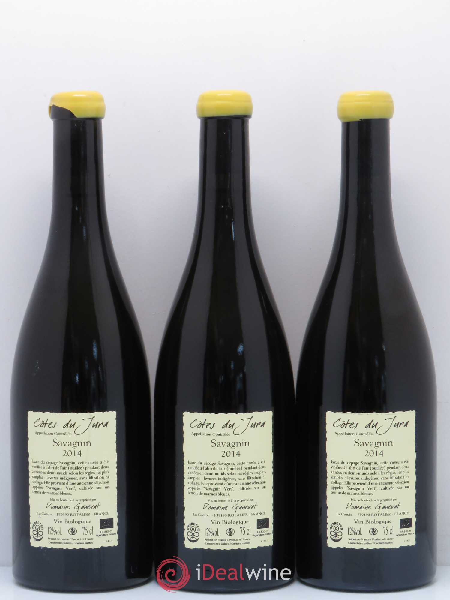 Côtes du Jura Les Chalasses Marnes Bleues Jean-François Ganevat (Domaine) 2014 - Lot de 3 bouteilles - 1