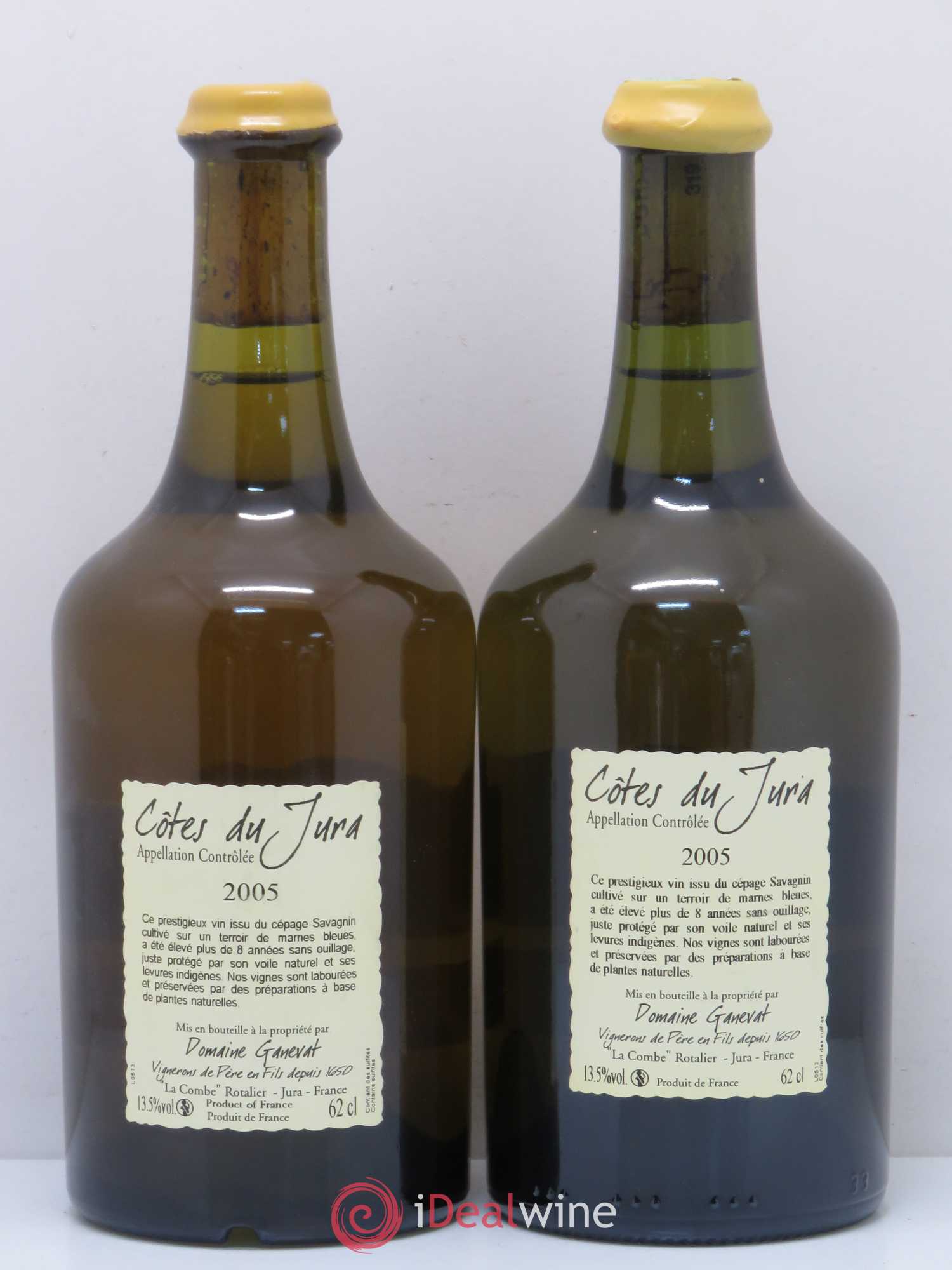 Côtes du Jura Vin Jaune Jean-François Ganevat (Domaine) 2005 - Lot de 2 bouteilles - 1