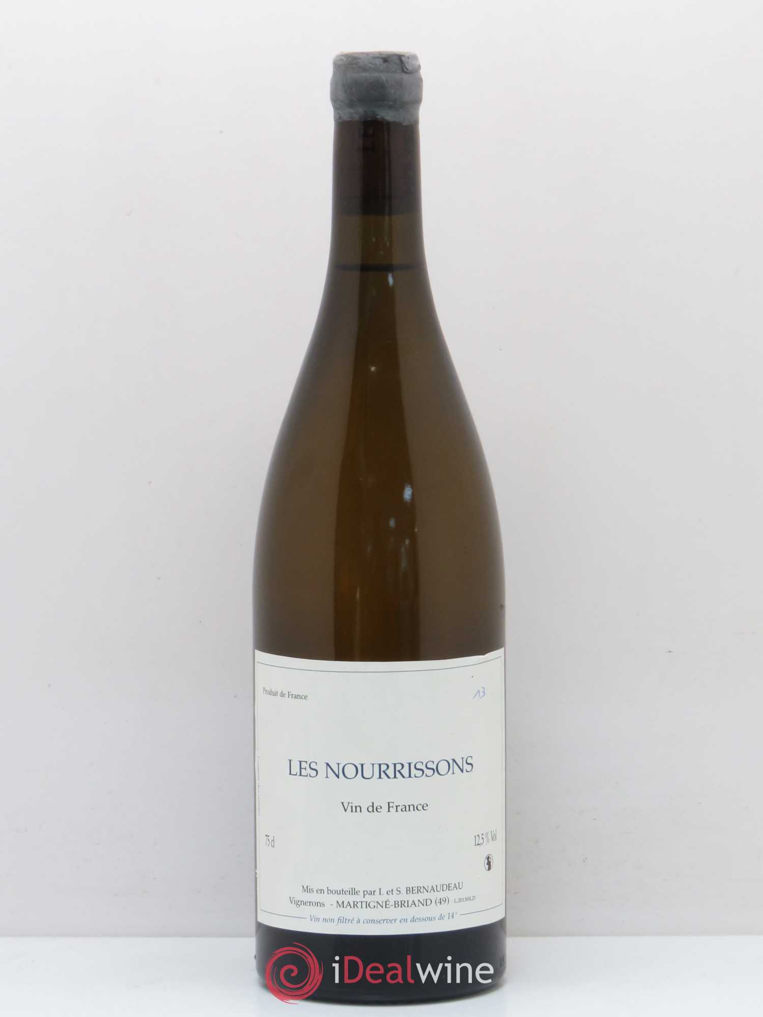 Vin de France Les Nourrissons Stéphane Bernaudeau 2013 - Lot de 1 bouteille - 0