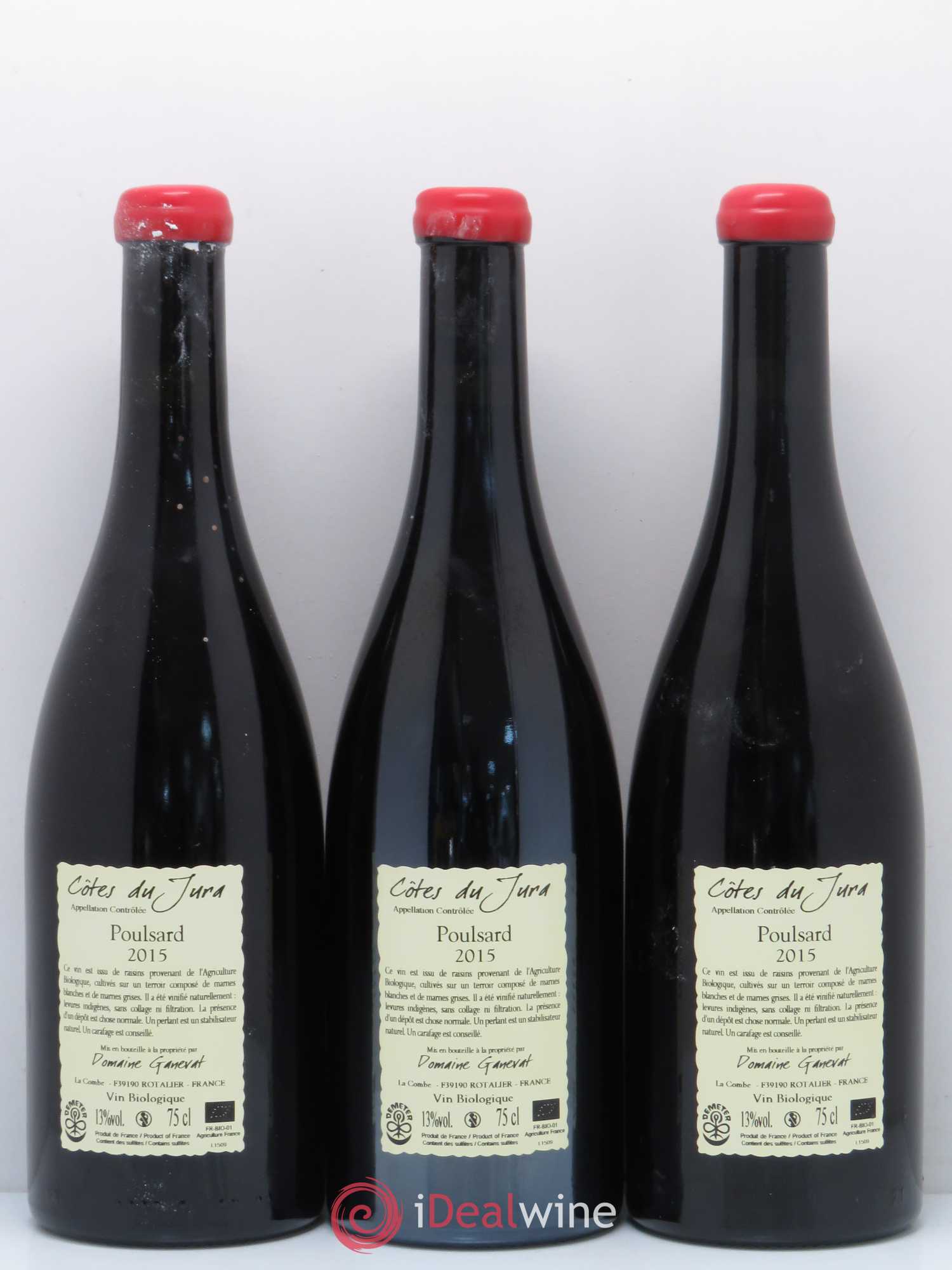 Côtes du Jura Cuvée de l'Enfant Terrible Jean-François Ganevat (Domaine) 2015 - Lot de 3 bouteilles - 1