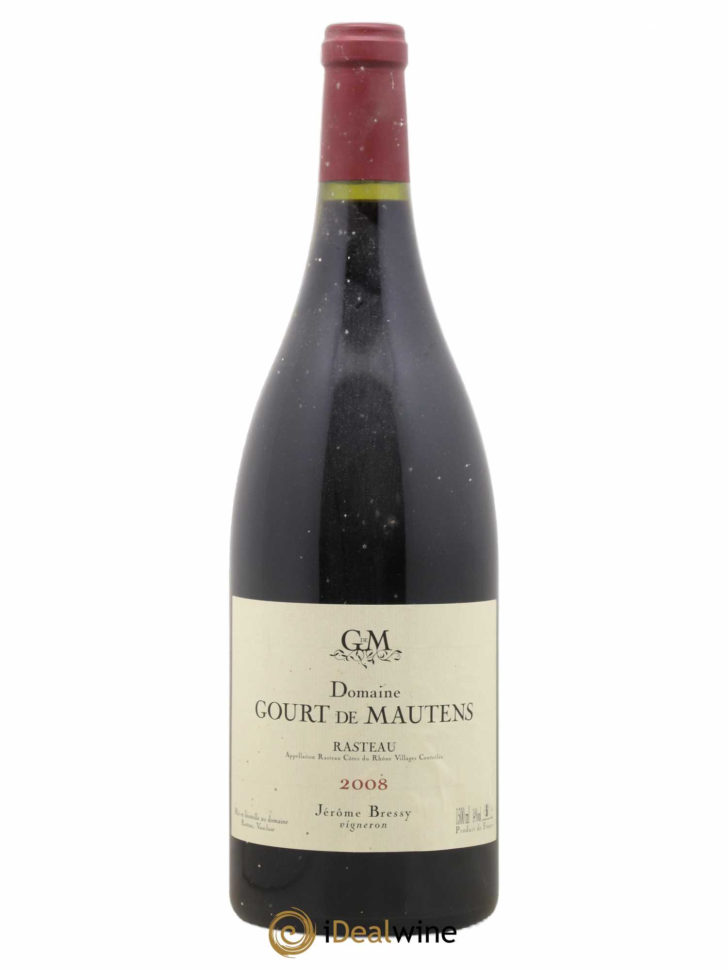 Rasteau Domaine Gourt de Mautens - Jérôme Bressy 2008 - Lot de 1 magnum - 0